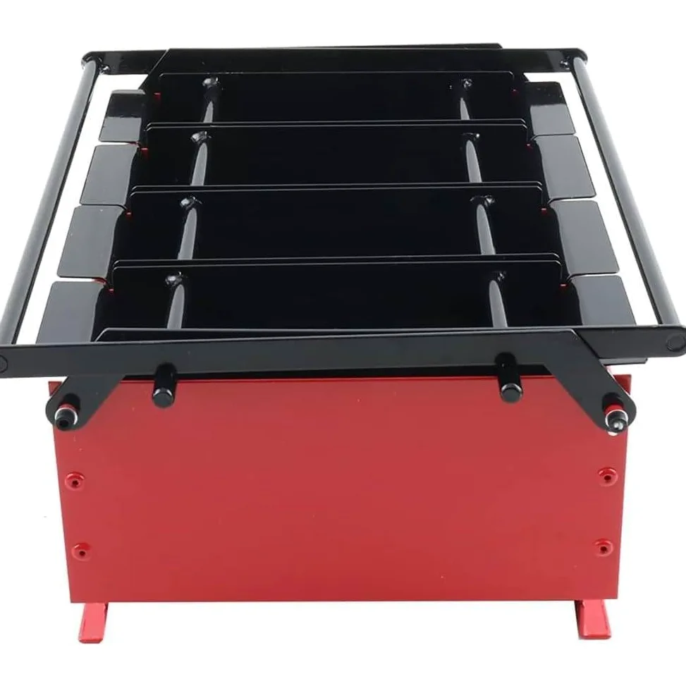 Creatore di bricchette, 4 scomparti per mattoni refrattari fai da te, ideale per riscaldamento interno ed esterno, strumento da giardino domestico