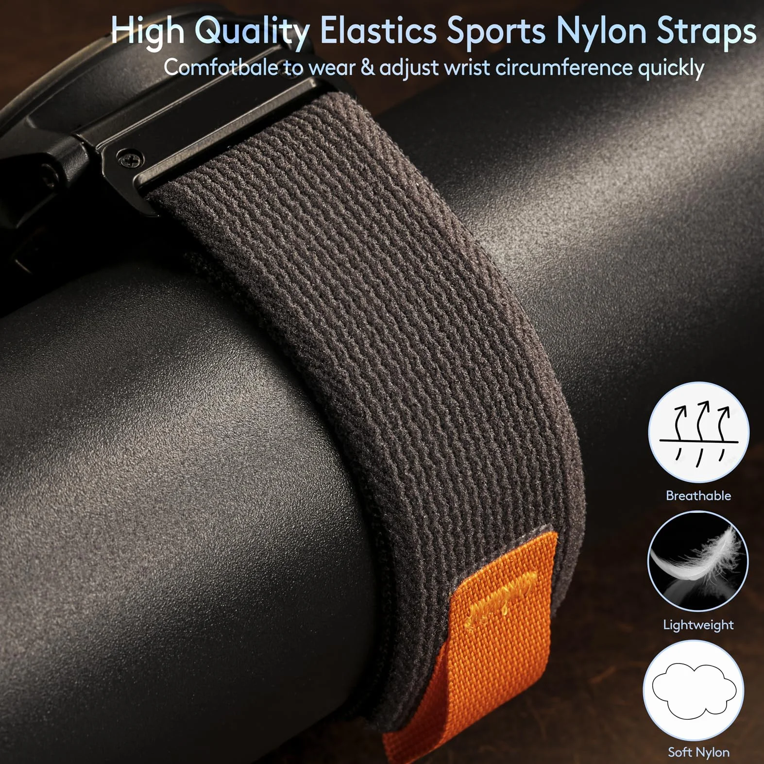 torbollo Watch Band compatibile con Garmin, cinturino sportivo intrecciato per fēnix/Forerunner/Approach/MARQ/quatix/D2 Series cinturino di ricambio robusto per gli uomini