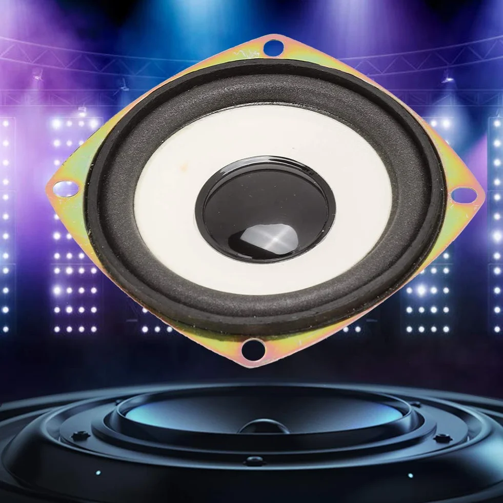 Pusokei Altoparlante a frequenza Piena da 3 Pollici Altoparlante 4ohm 5W Suono Surround Stereo ad Alta sensibilità per Cassa di risonanza multimediale