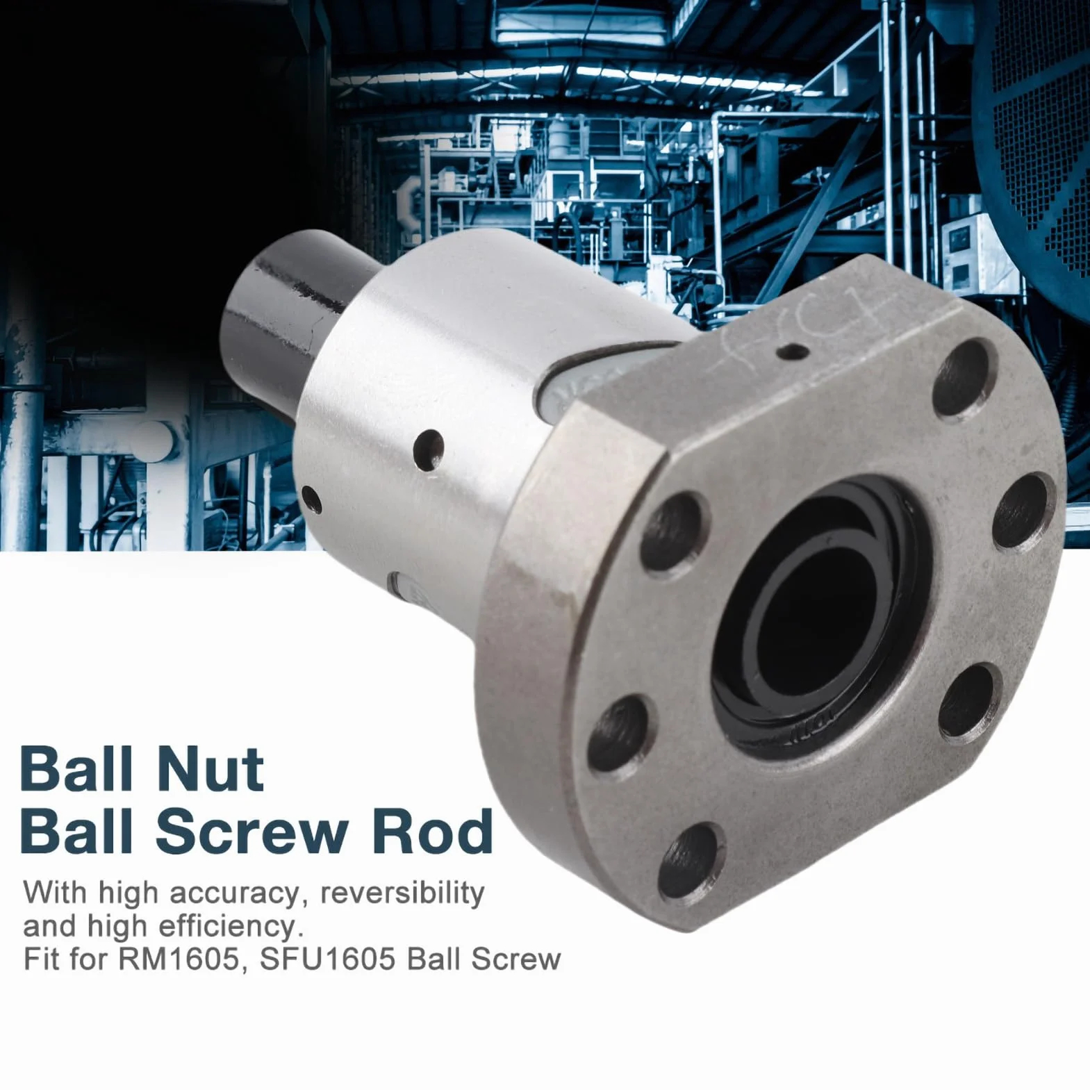 Fdit Vite a Sfere SFU1605 16mm Acciaio Antiusura Alta Precisione
