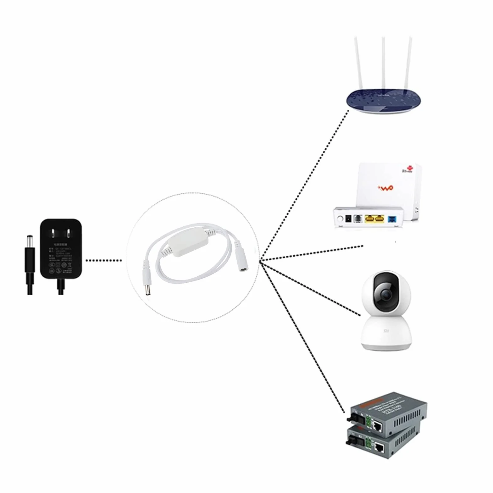 5V 9V 12V 15V 5.5x2.1mm Spegnimento Automatico Reset Riavvio Controllo per Router Ripetitore Modem E Altro Router Rebooter