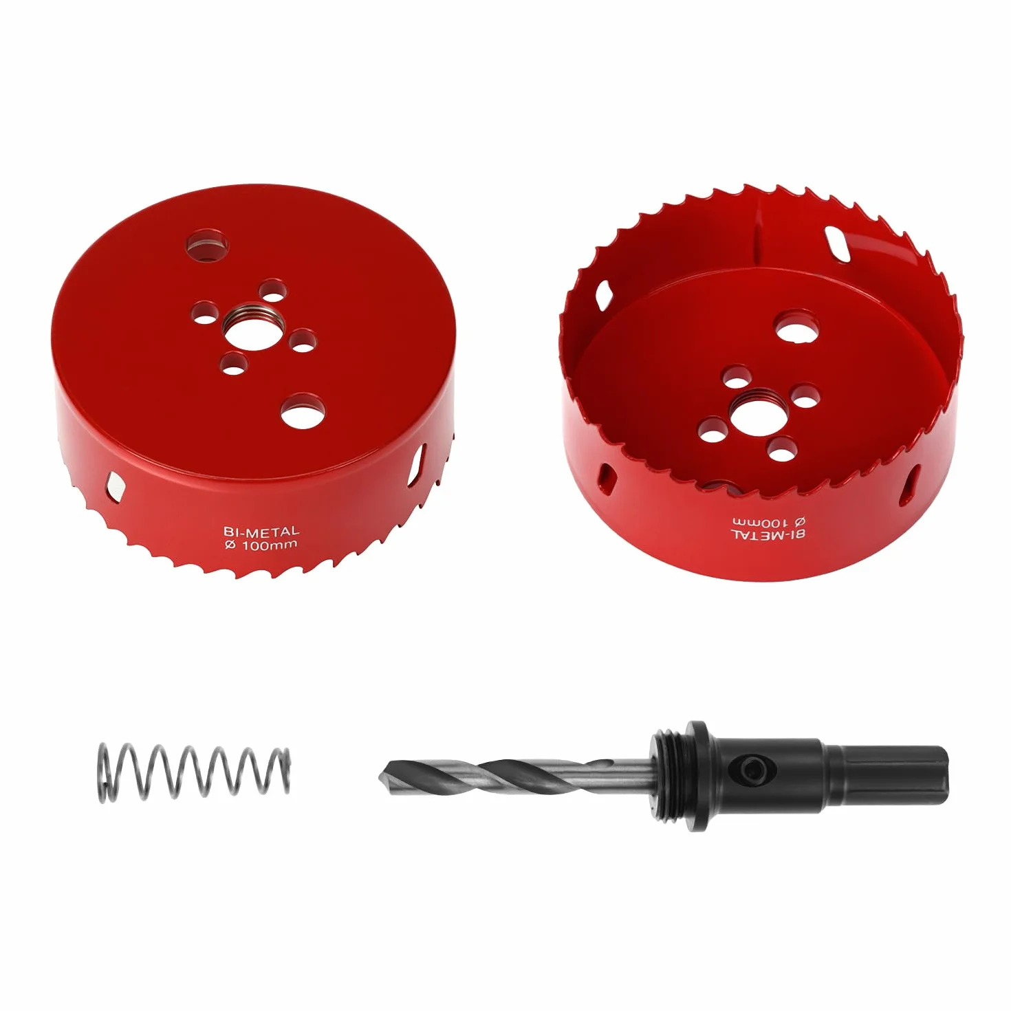 QWORK Sega a tazza 100mm M42 bimetallica con adattatore esagonale