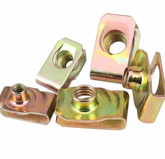 Dado convesso universale a forma di U, 10 pezzi, clip di fissaggio M10