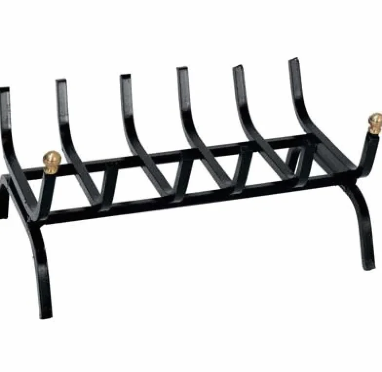 Brucialegna 50 cm - pomelli in ottone - brucialegna per stufa e camino