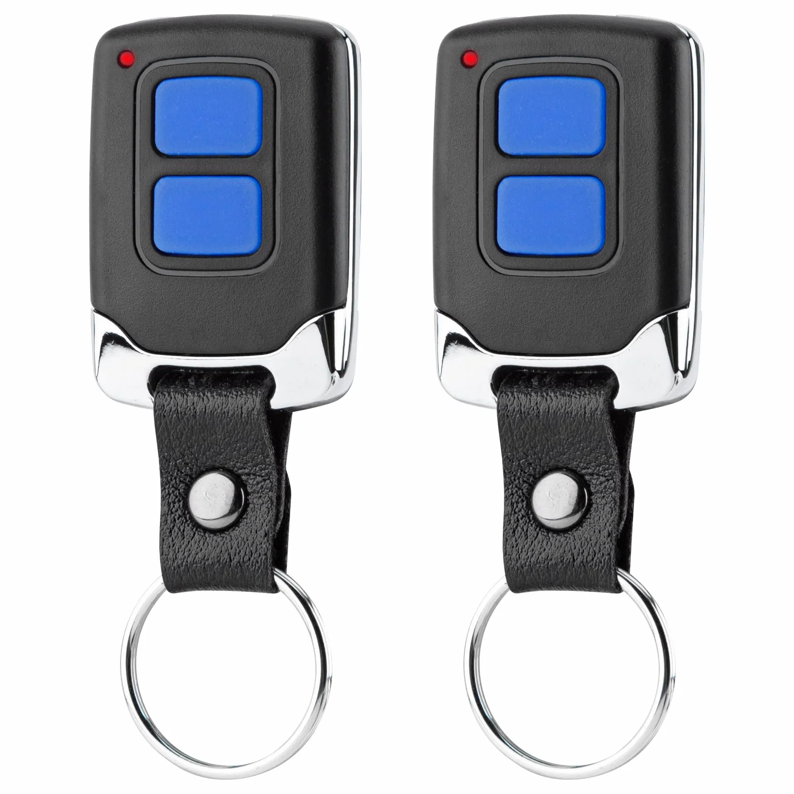 DDcafor Confezione da 2 telecomandi per Hörmann HSE2-868 HSM4-868 HS4-868 HS(M) 2/4, ricambio per Hörmann Blue Button 868,3 MHz telecomando, apriporta garage, mini telecomando portatile