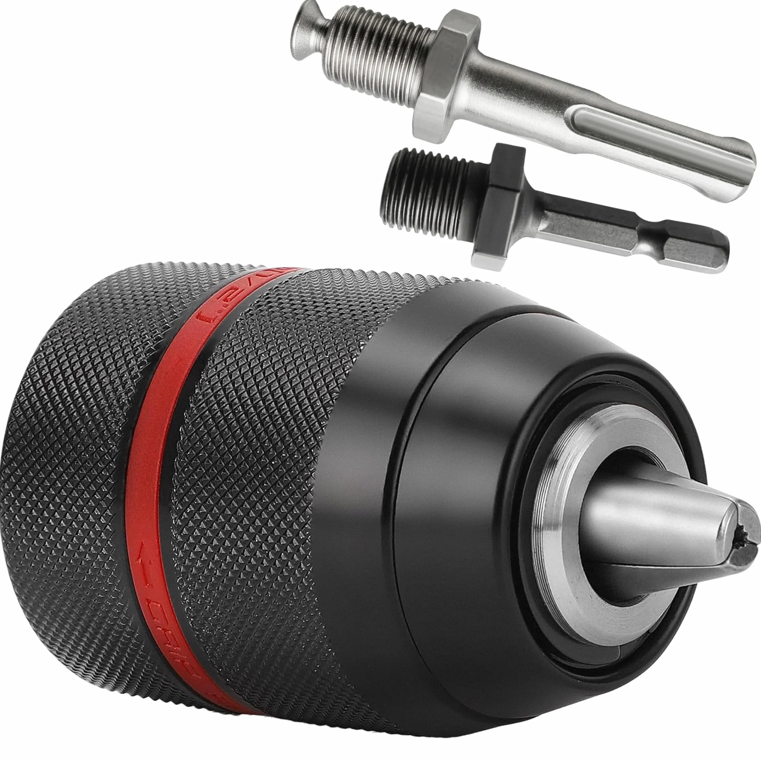 S&R Mandrino Trapano Autoserrante SDS-Plus 1.5-13 mm 1/2"-20UNF M12 Adattatore 1/4" Esagonale