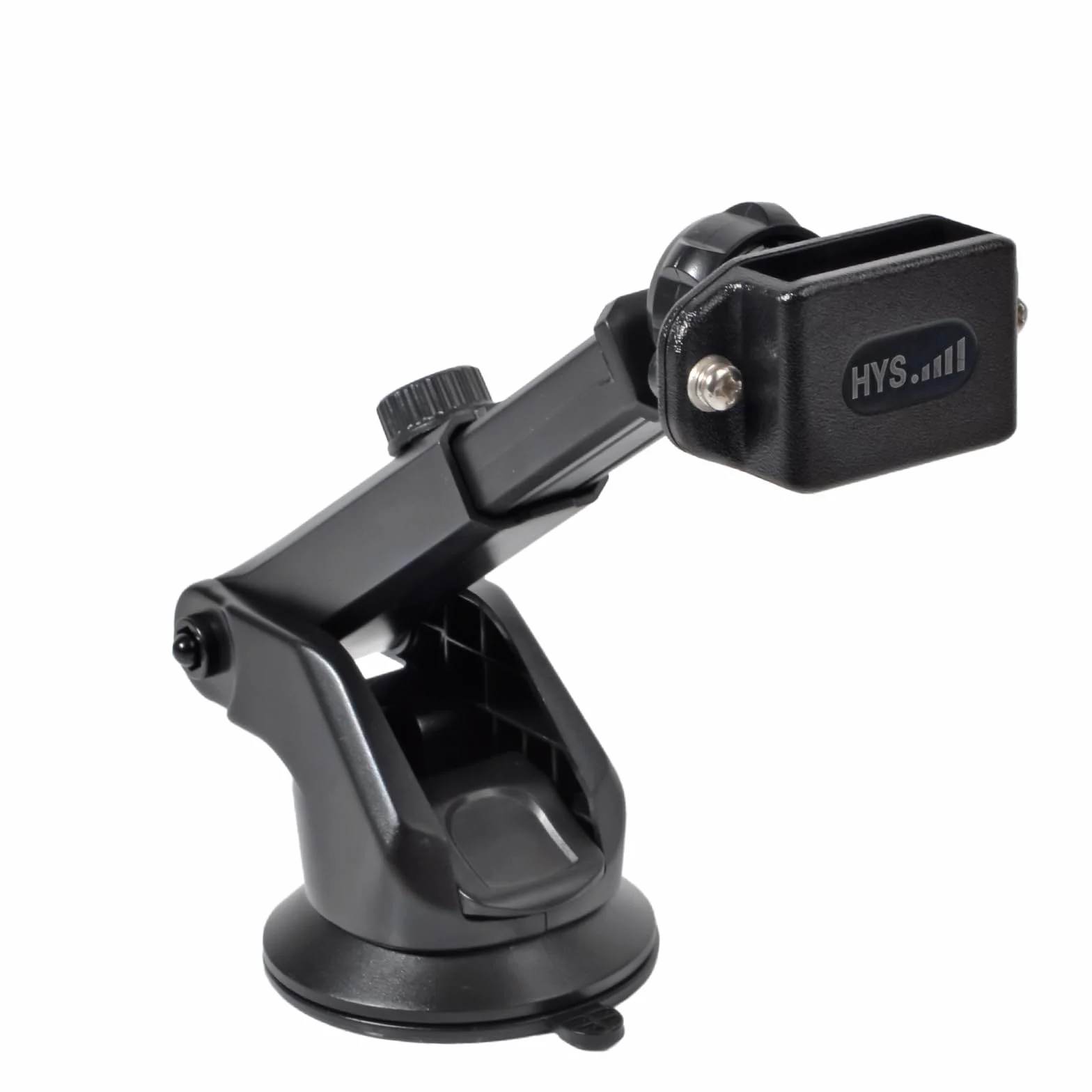 HYS Supporto per walkie talkie per auto, supporto radio a 2 vie, per cruscotto, parabrezza, finestra, radio a 2 vie, Compatibile con Baofeng Kenwood, Motorola Talkabout radio