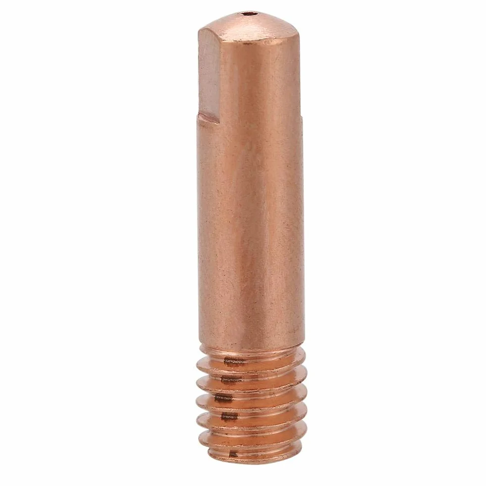 Akozon 24KD MIG/MAG Saldatura Torcia Consumabili 20pcs Rame Punta 0.8/1.0mm