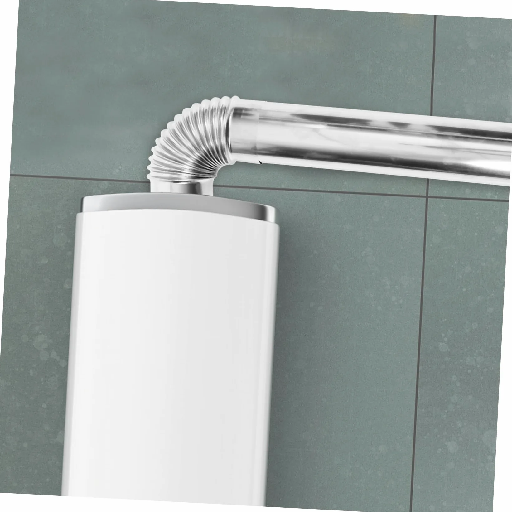 SHINEOFI Estensione per Canna Fumaria in Acciaio Inossidabile per Stufa Design Semplice