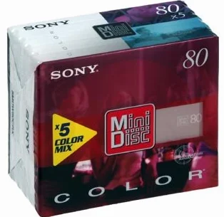 Sony Mini Disco MDW80, 5 Pezzi