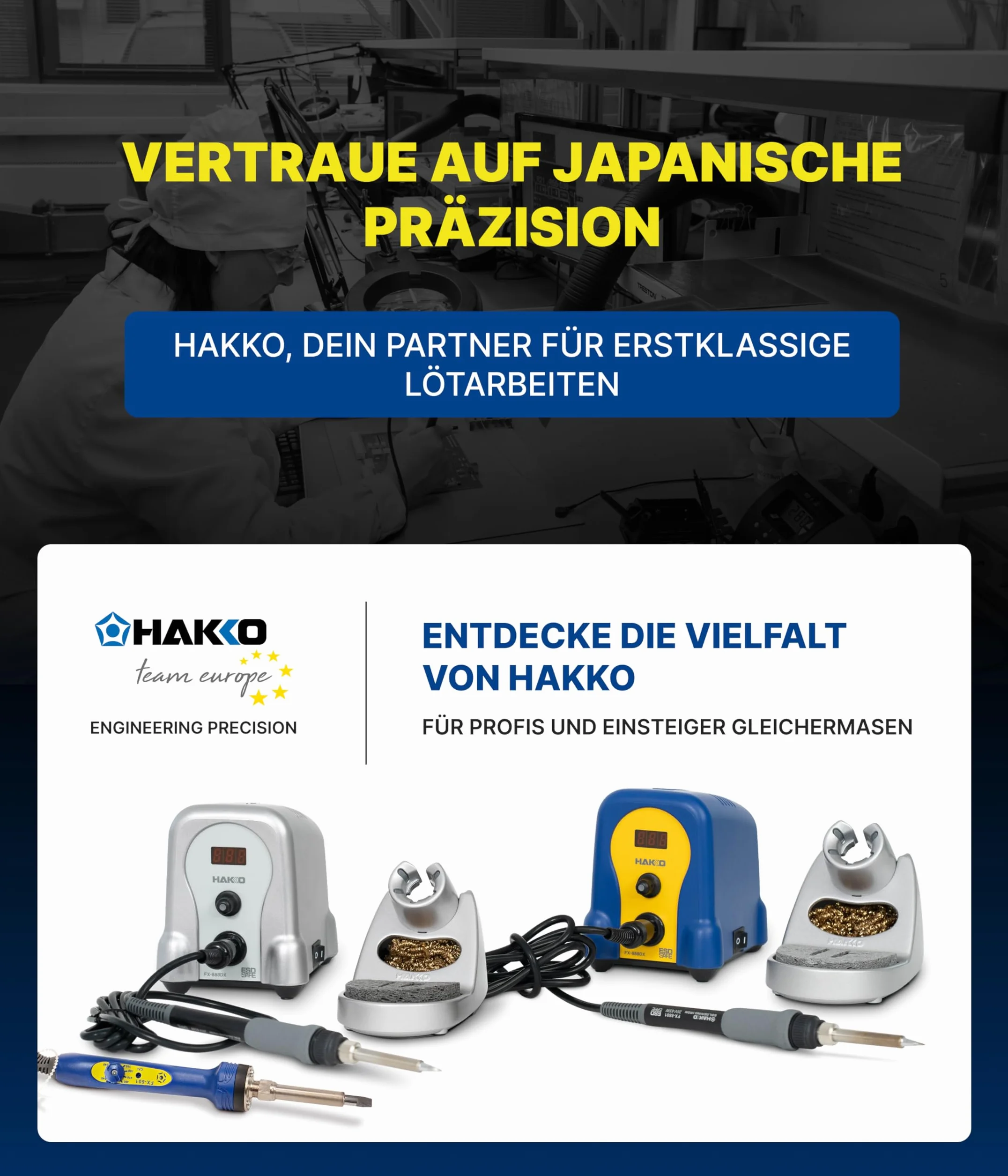 HAKKO FX601-01 Soldering Iron Temperature Controlled for Stained Glass with 6.5mm Tip Japan Import