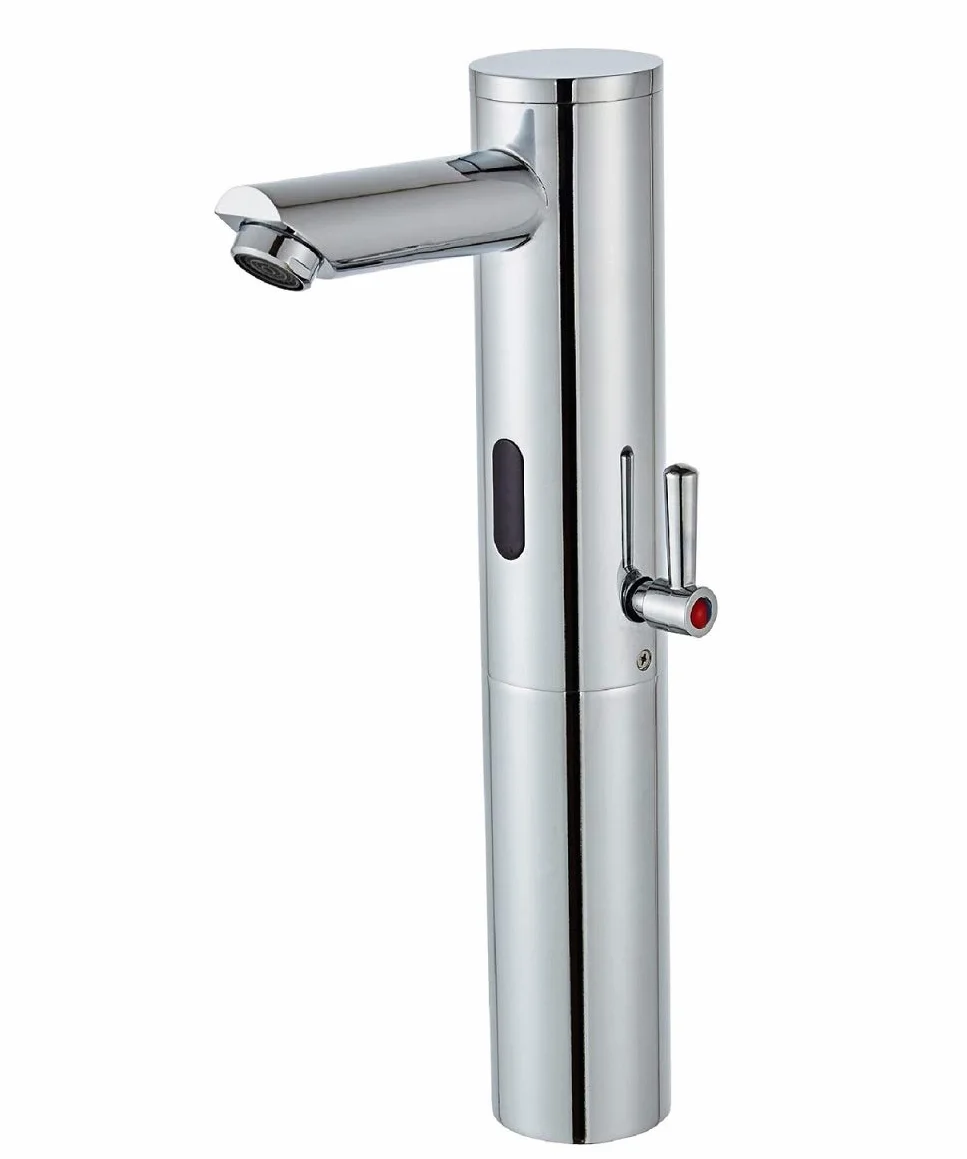 Gangang Rubinetto Touchless Automatico con Sensore a Infrarossi per Lavabo Alta Temperatura Acqua Calda e Fredda