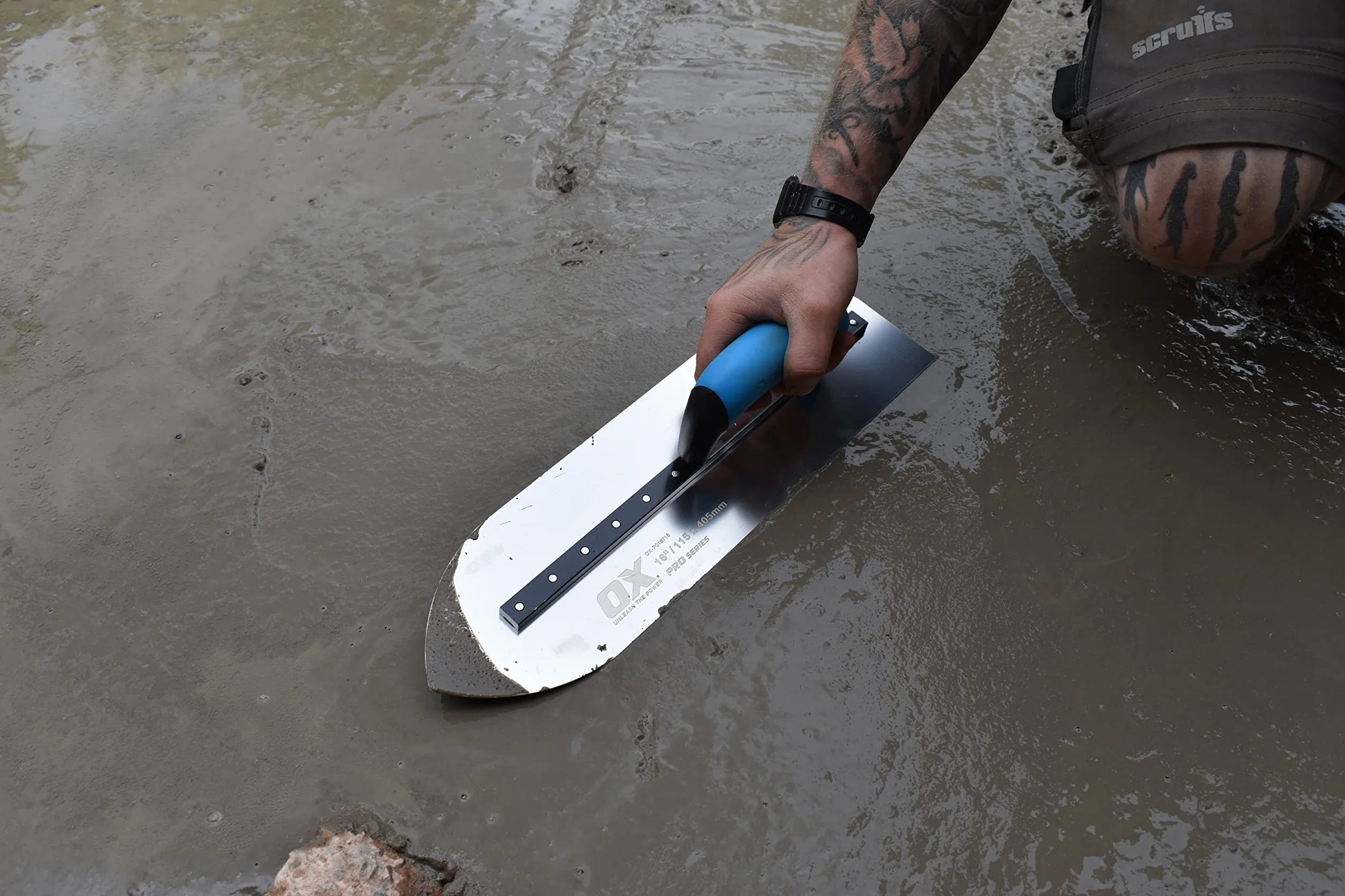 OX Pro Pointed Flooring Trowel - 16" / 400mm