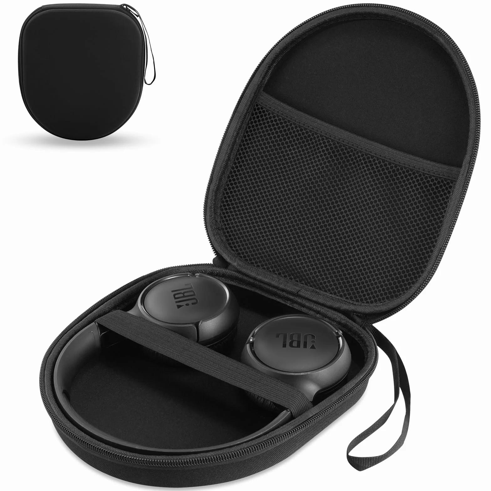 Borsa compatibile con JBL Tune 510BT 520BT 500 720 BT 770 NC 760 NC, Sony WH-CH520 WH-CH720N, cuffie wireless con cancellazione del rumore, custodia portatile per cuffie da viaggio (Nero)