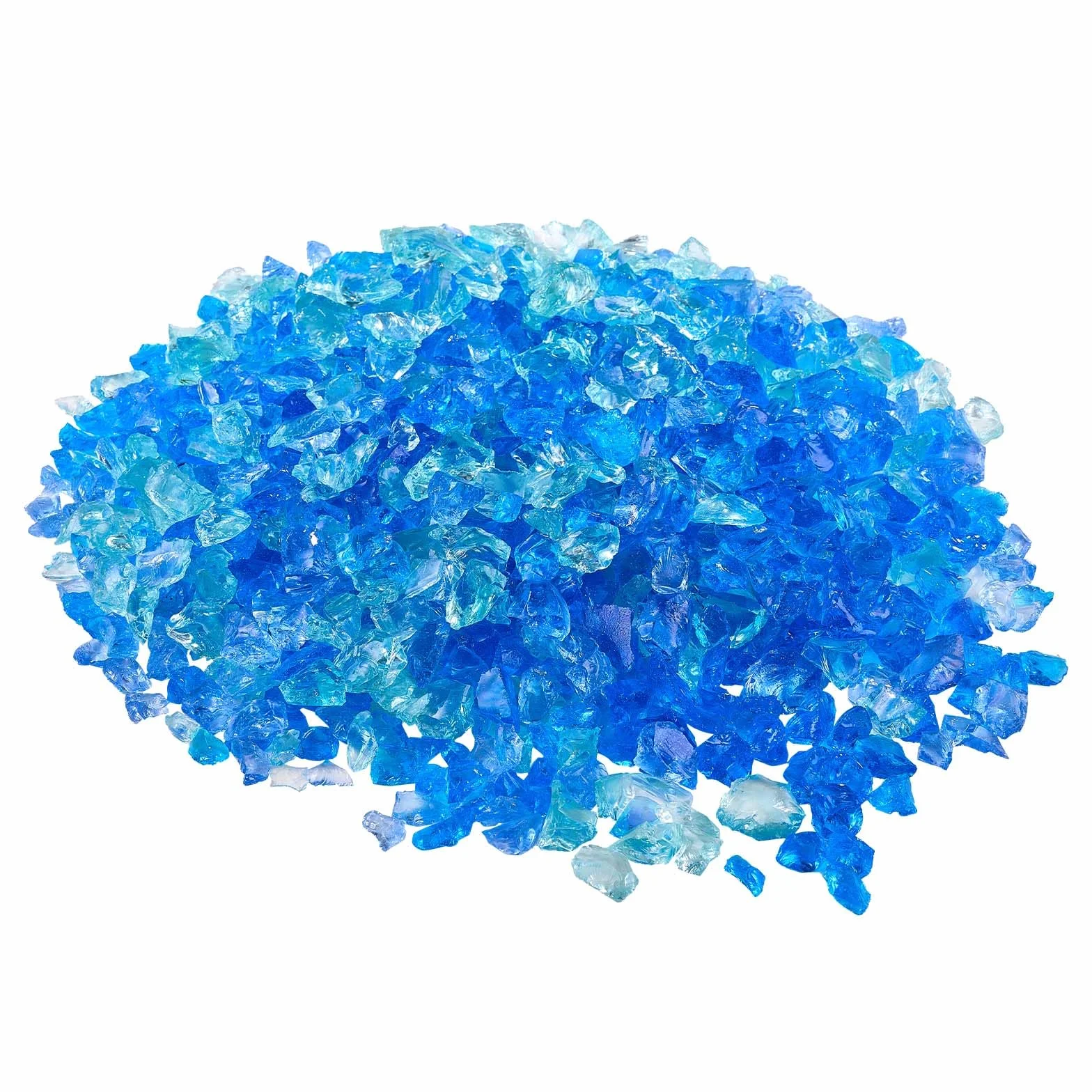 VEVOR Pietre per Caminetto 4,5 kg Riflettenti 19,05 mm Blu Acqua