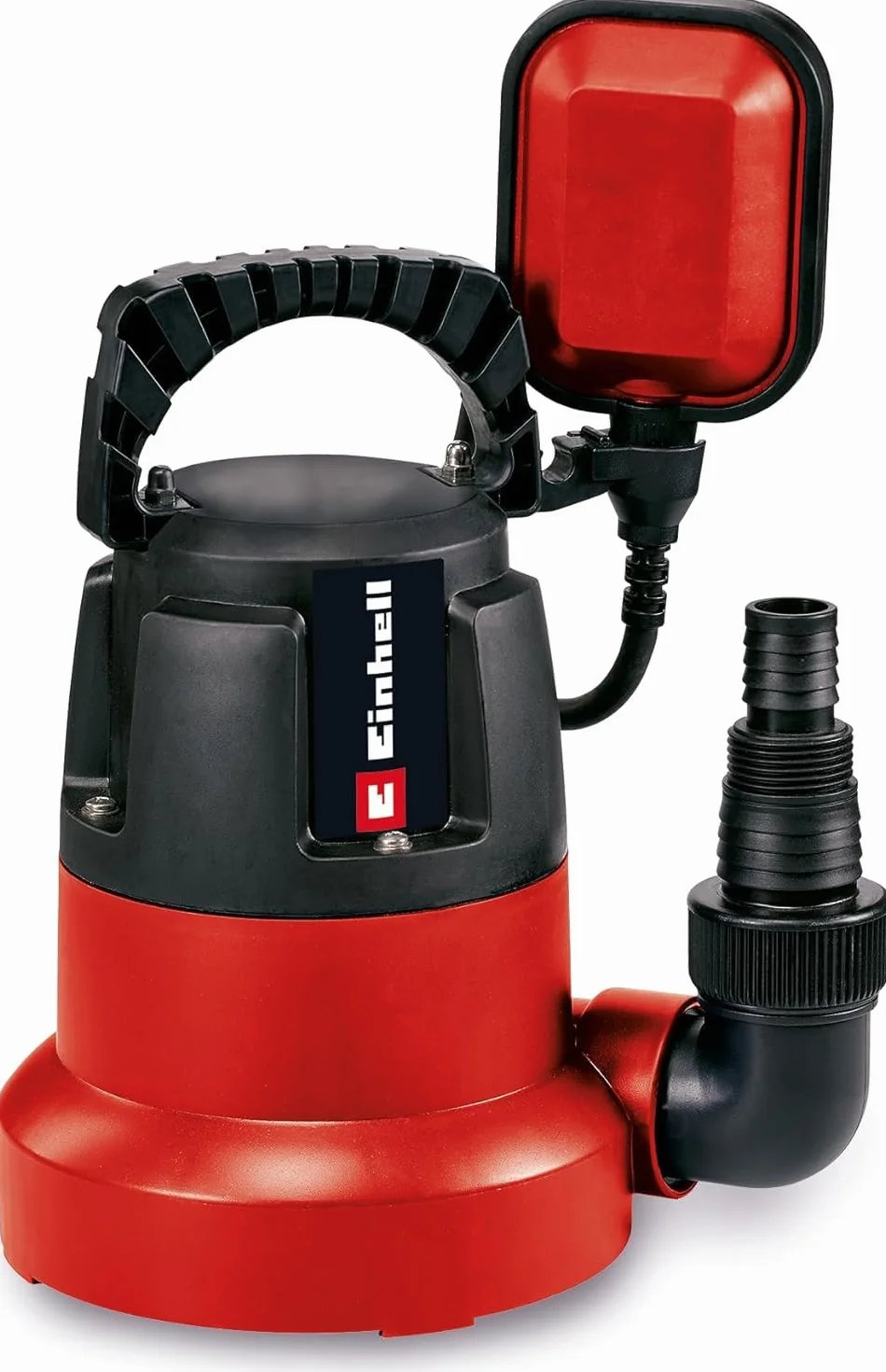 Einhell GC-SP 3580 LL Pompa immersione acque chiare fondo piatto (350 W, portata max 8000 L/h, prevalenza 7.5 m, immersione max 7m, aspirazione fino a 1 mm)