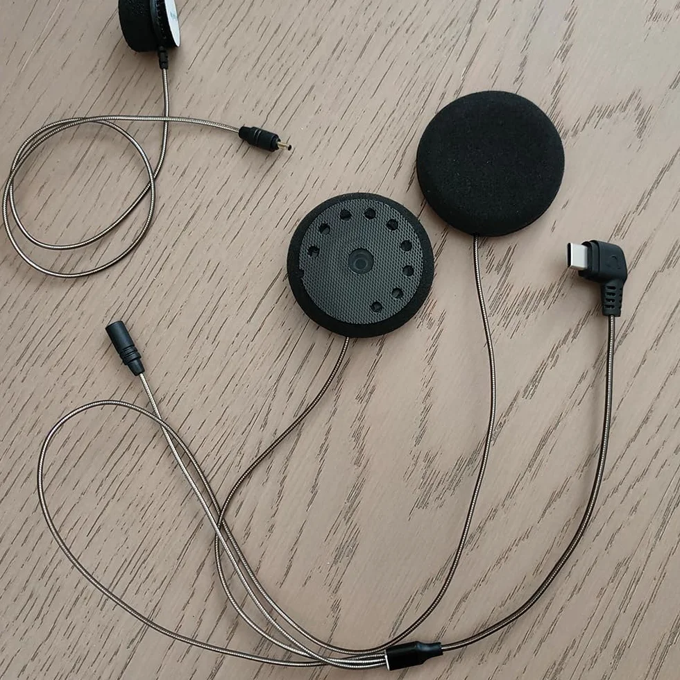 Altoparlante per casco da 45 mm, con microfono, compatibile con LEXIN G4 G2 G16 B4FM