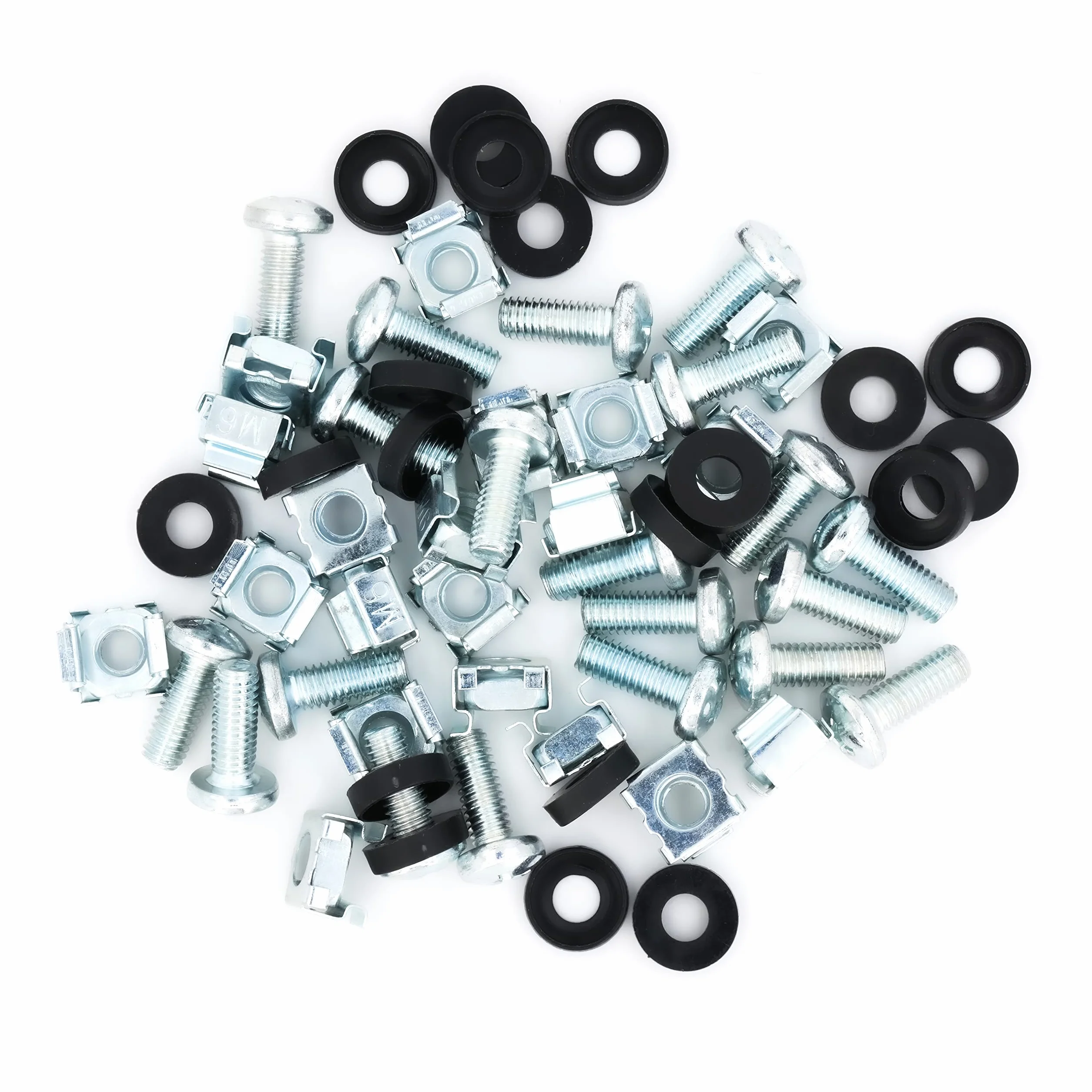 BIGtec Käfigmuttern M6 20'er Pack do szaf 25,4 cm 48,26 cm