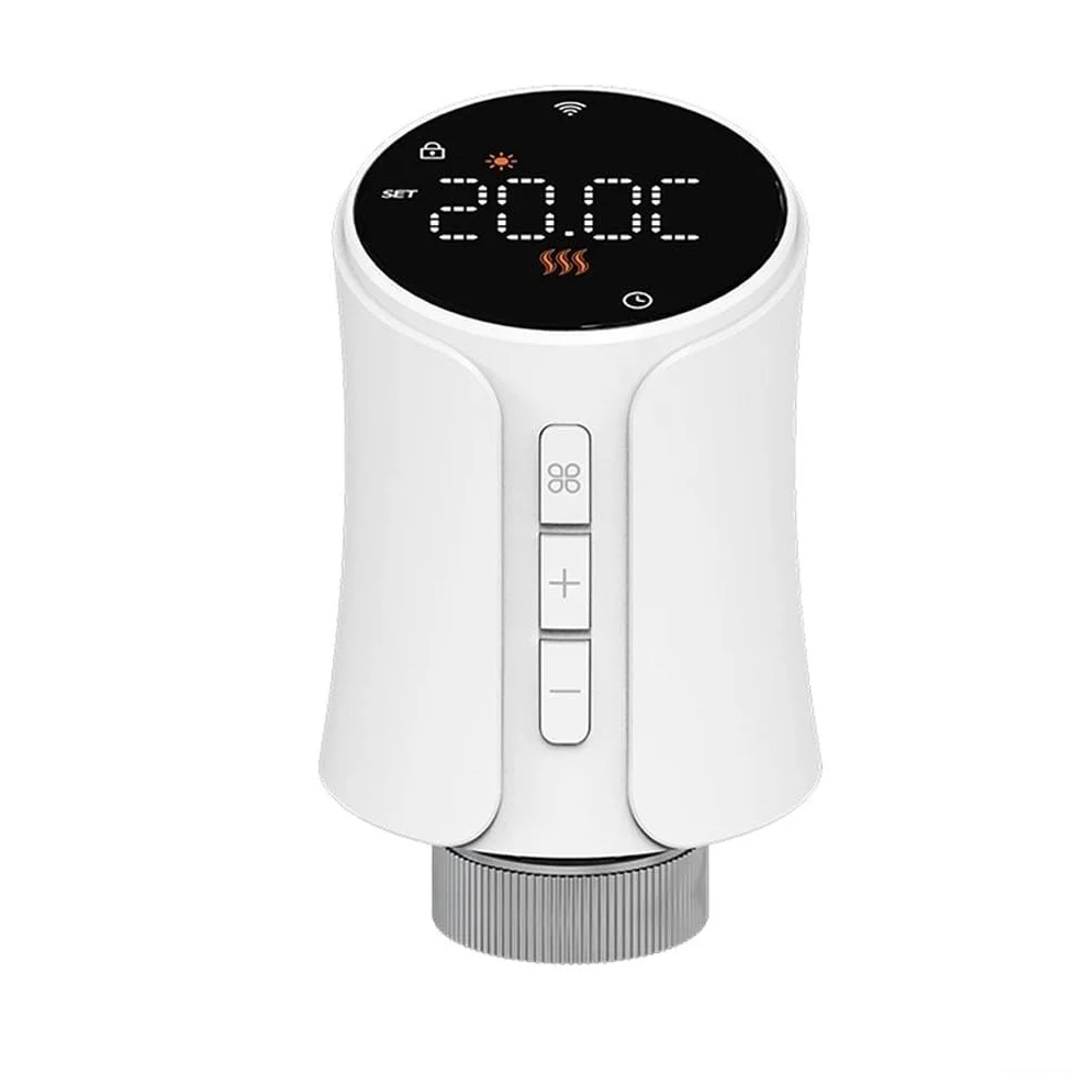 Valvola termostatica per termosifone intelligente Tuya Smart App Control - Termostato programmabile per riscaldamento settimanale compatibile con & Alice