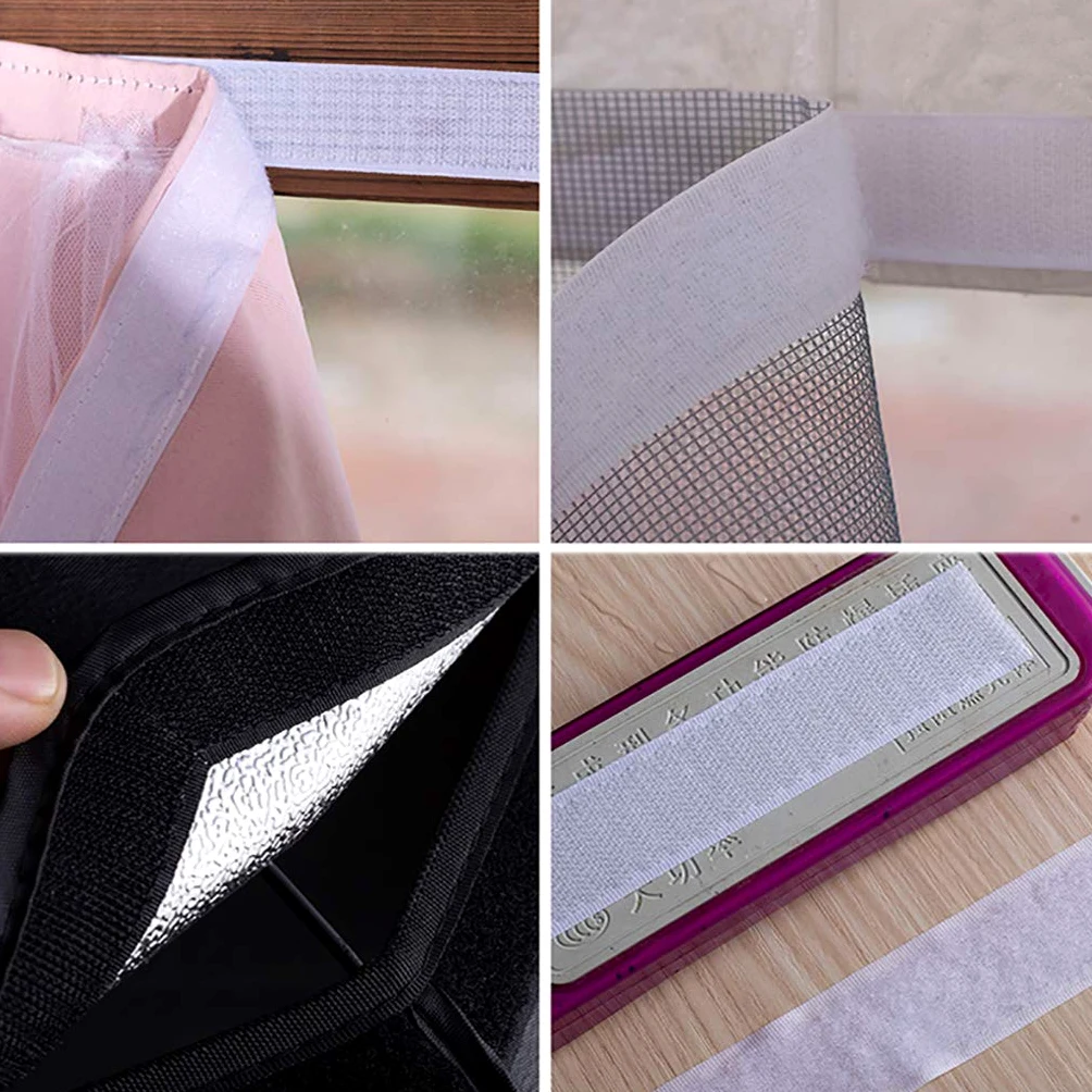 Nastro Autoadesivo Extra Forte 25m, Aderenza Forte Riutilizzabile Nastro Biadesivo Nastro Uncino e Nastro Asola, per Tende, Finestre e DIY. - Bianca 5cm Larghezza