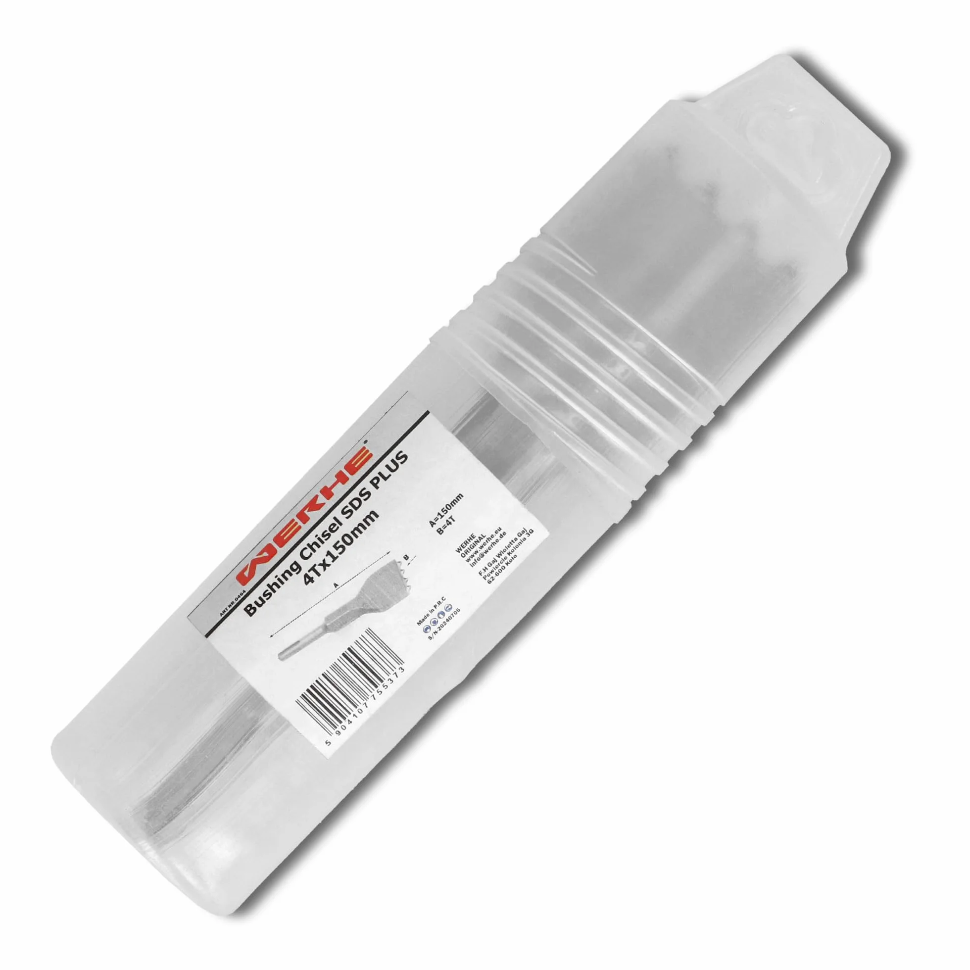 WERHE Scalpello martellatore SDS PLUS 4 denti 150 mm do betonu i kamienia