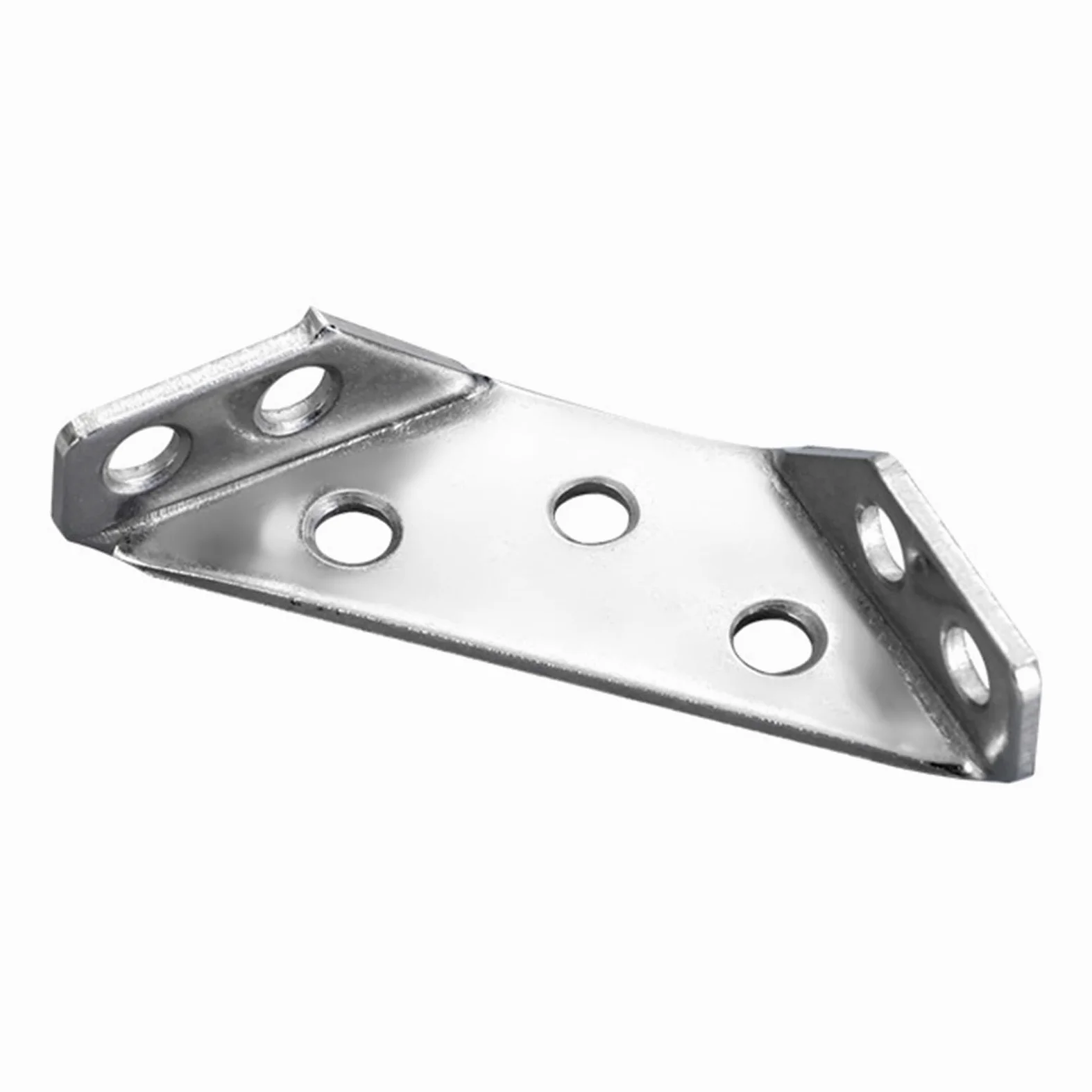 100 staffe angolari per mobili in acciaio inox, staffe di fissaggio per scaffali, telaio di fissaggio per armadietti, staffe angolari resistenti