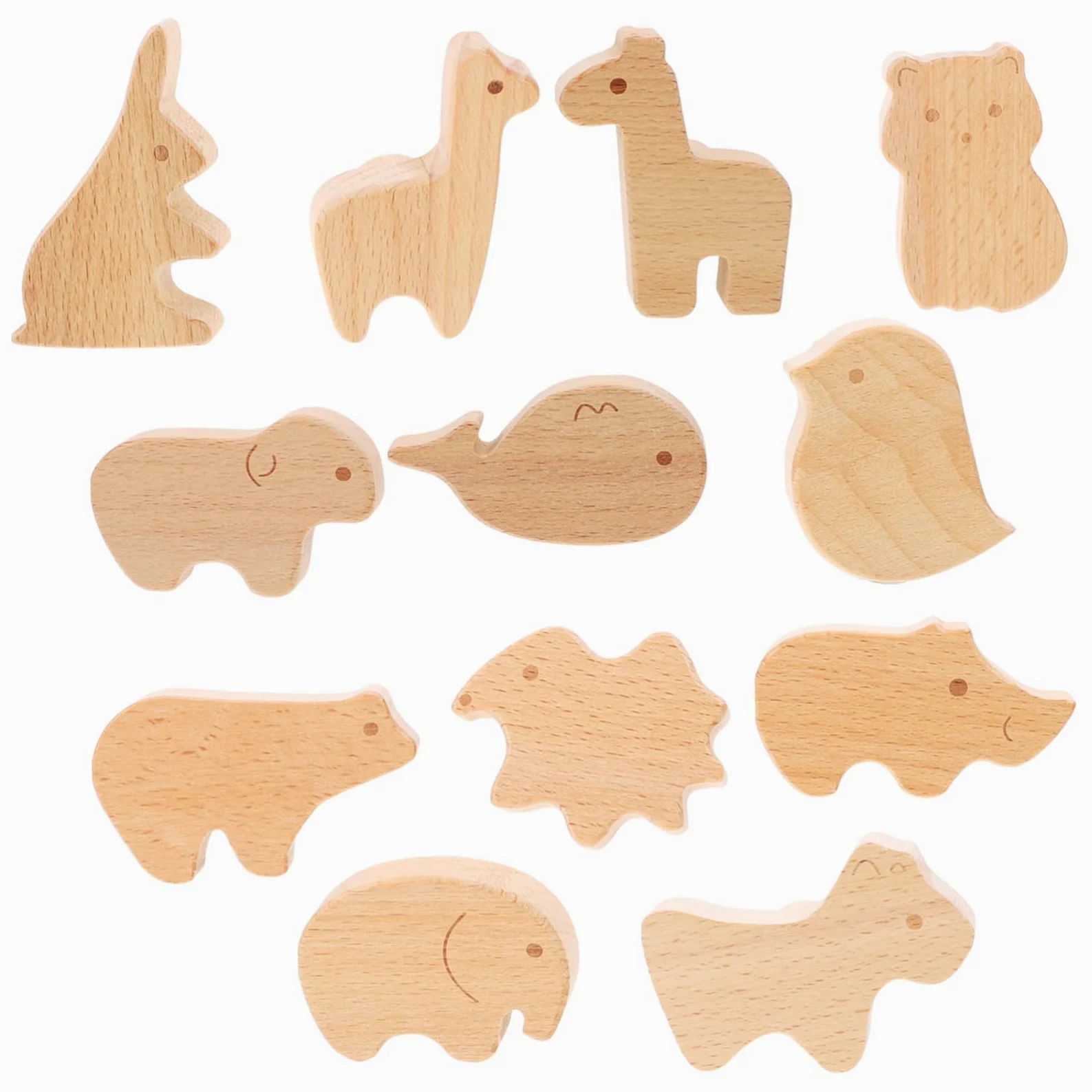 Operitacx 12pezzi Maniglie Per Forma Animali in Naturale Pomelli Decorativi Per Mobili Con Animali Selvatici e Marini Per Camerette Dei Ragazzo Ragazza e Ristrutturazioni Da Te