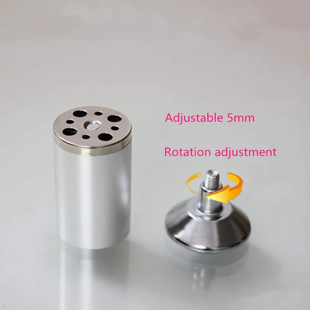 Gambe per mobili Gambe per tavoli Regolabili in Metallo Piedini per mobili Piedini in Lega di Alluminio Piedini di Ricambio Rotondi per alzate per mobili Gambe per divani Gambe per