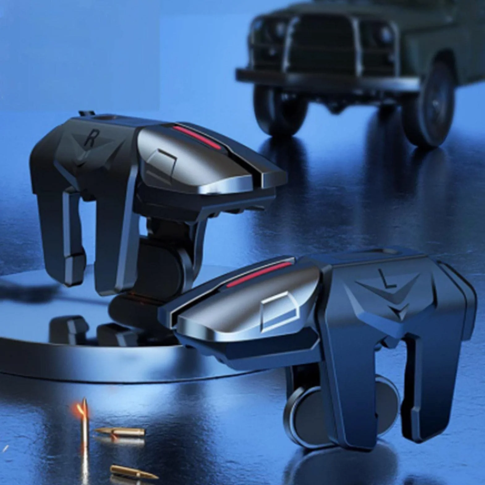 Trigger di gioco mobile per PUBG - PUBG Mobile Game Controller Trigger | Pulsante meccanico fisico di gioco mobile facile da usare
