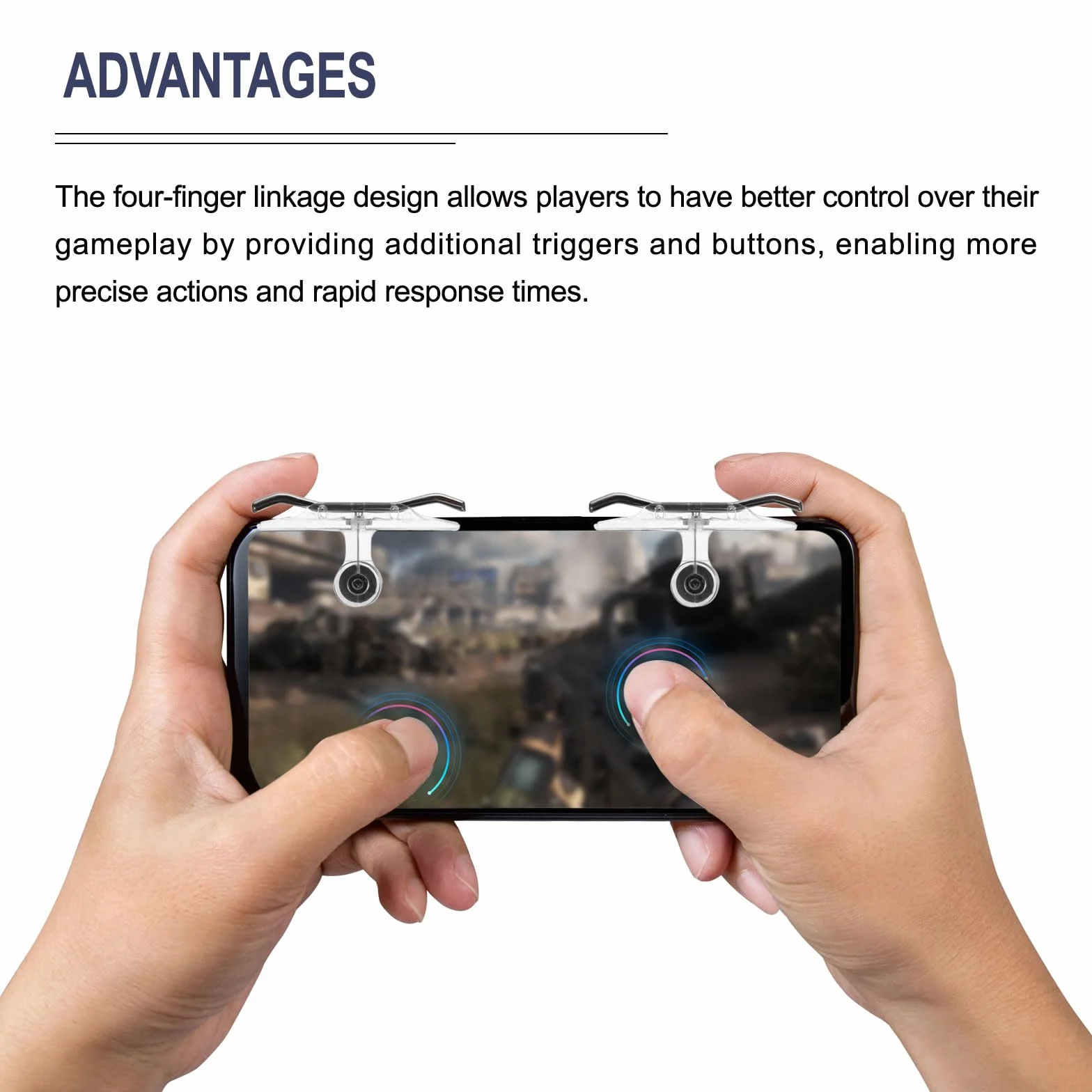 QUARKZMAN Gioco Grilletto Mobile Gioco Controller 1 Accoppia E9 Fuoco Tasti Placcatura Universale per 4.7-6.5" Cellulare Telefono
