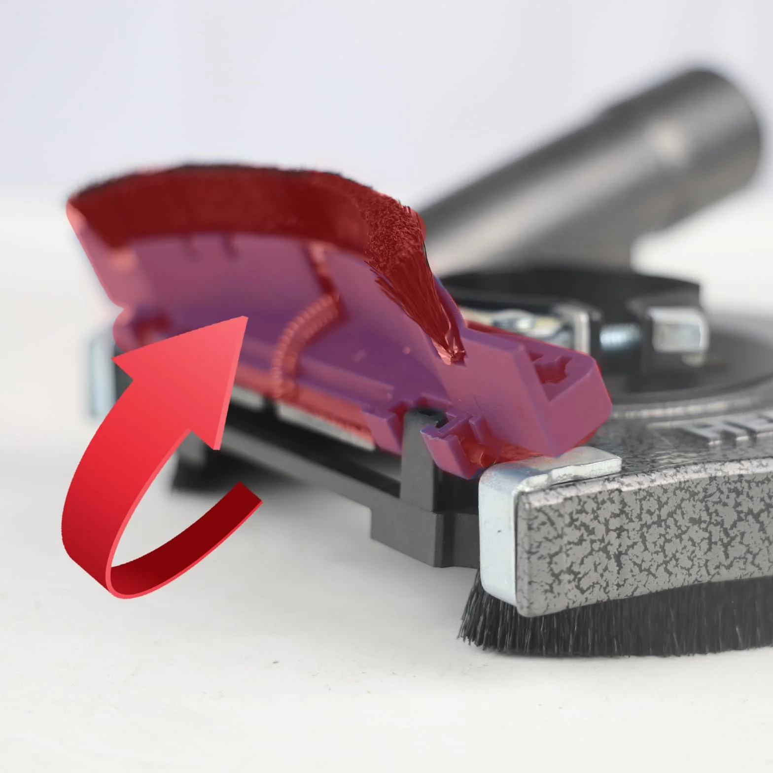 HERZO Cuffia Aspirazione Smerigliatrice Angolare 115/125mm Disco Diamantato 125mm