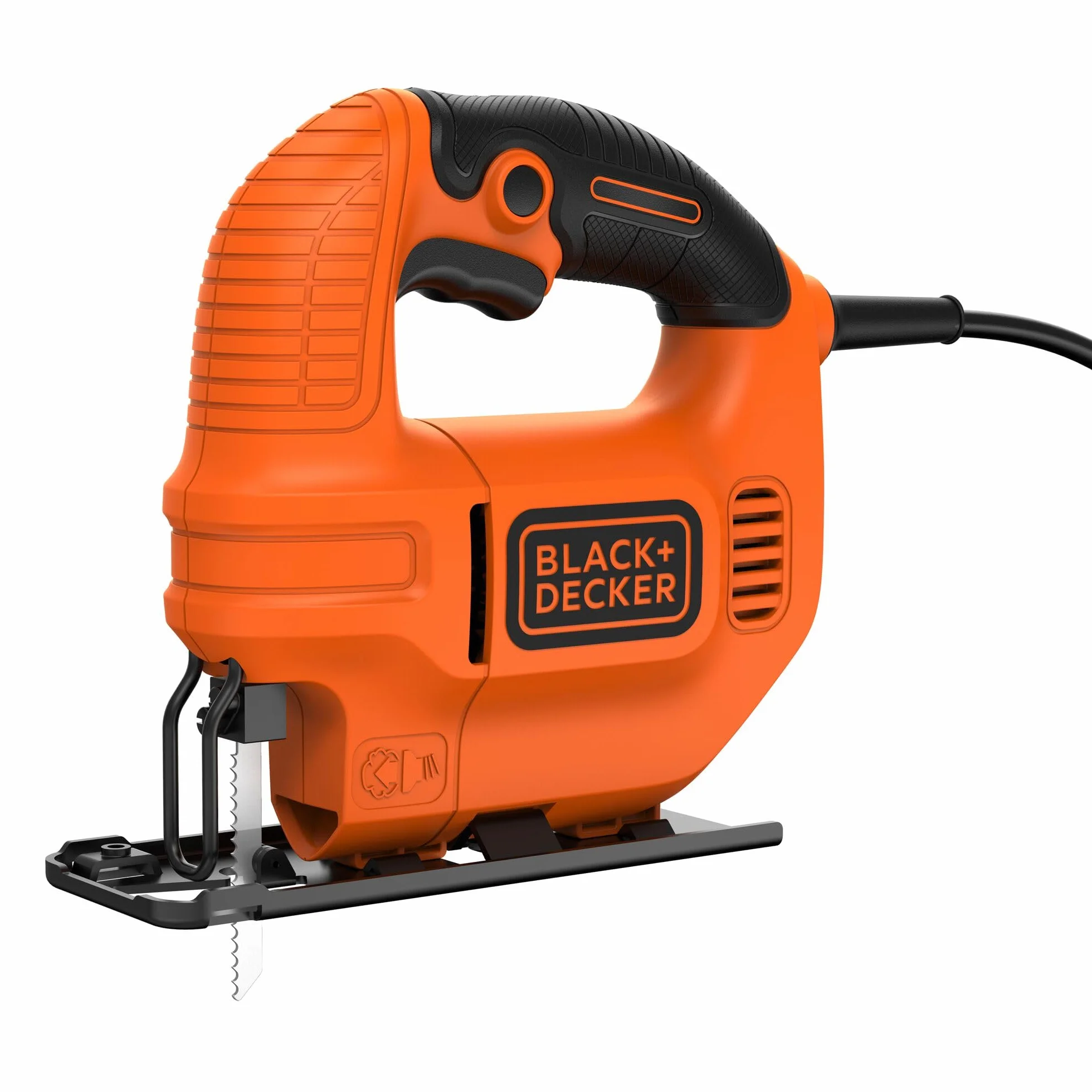 BLACK+DECKER Seghetto alternativo 400W. Sistema di inclinazione per tagli a 45°. 230 V. KS501-QS