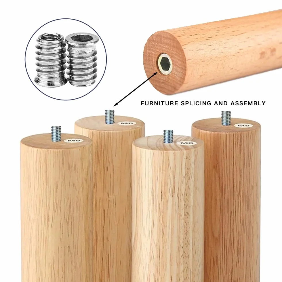 30 PCS M5 boccole filettate per Legno Viti de Acero al carbono Hexagonal de accionamiento de tuercas de inserción roscadas para bussole per Legno Inserto Filettato Esagonale