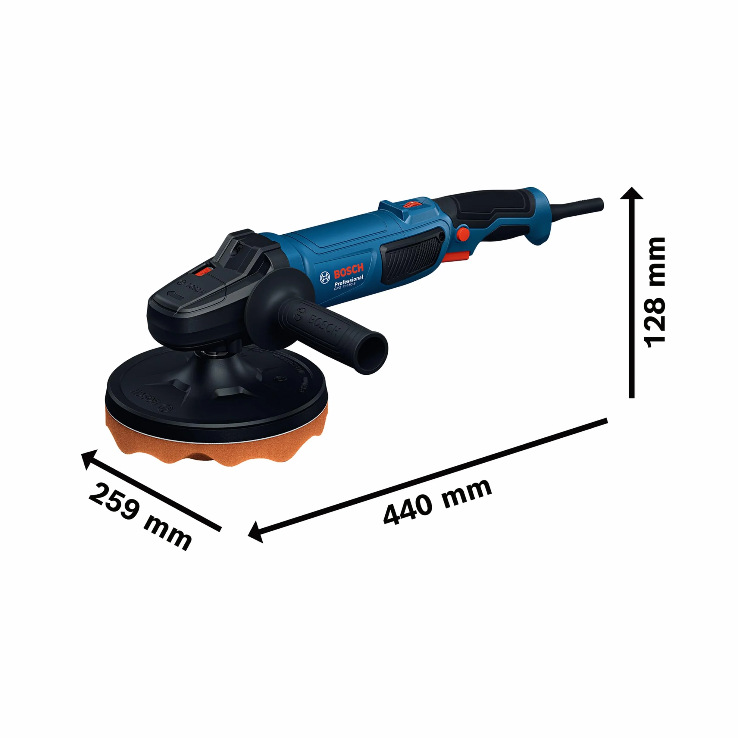 Bosch Professional Lucidatrice rotante GPO 11-180 S 180 mm