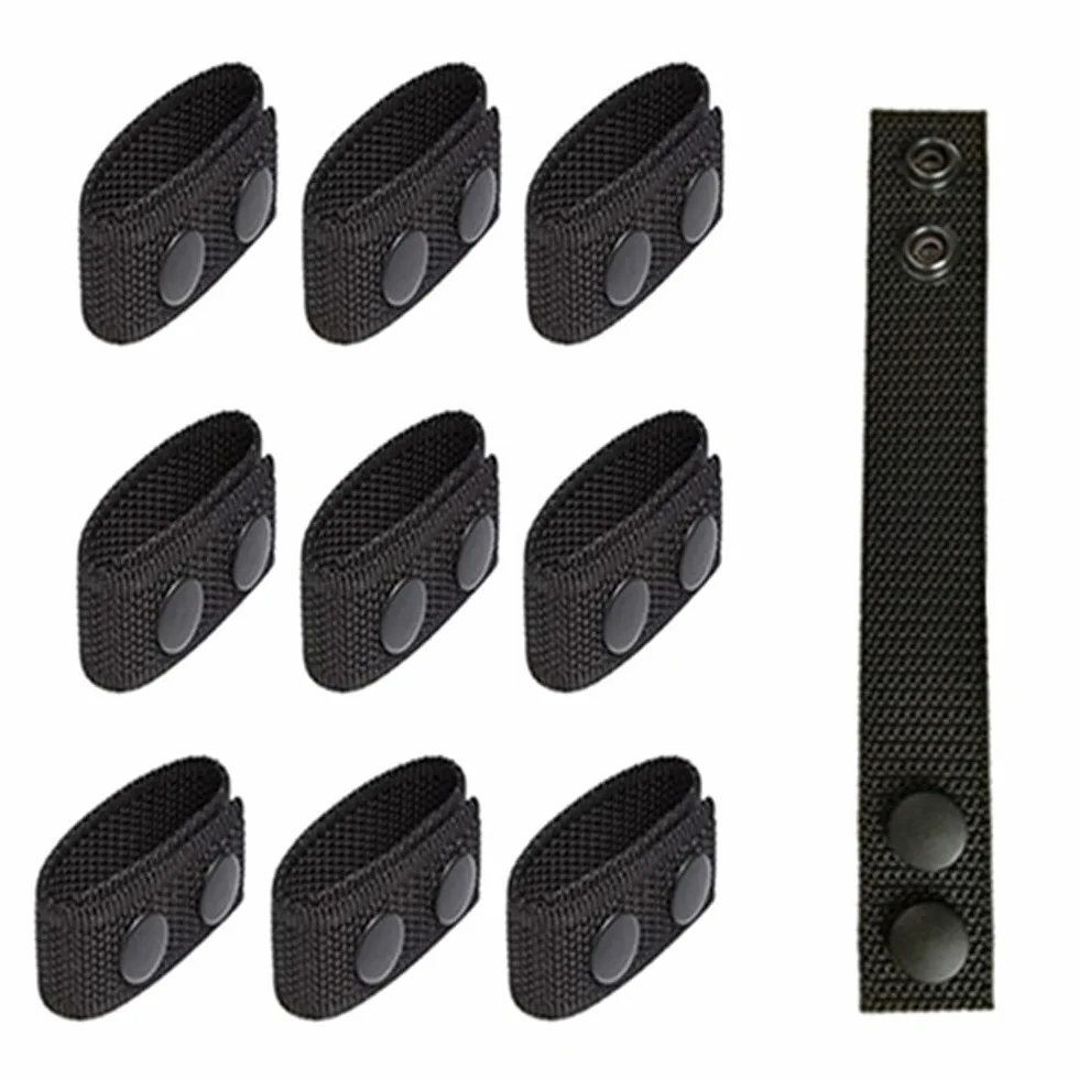 Passanti per Cintura Tattici 10 Pezzi Doppio Scatto Custode Cinghia Nylon
