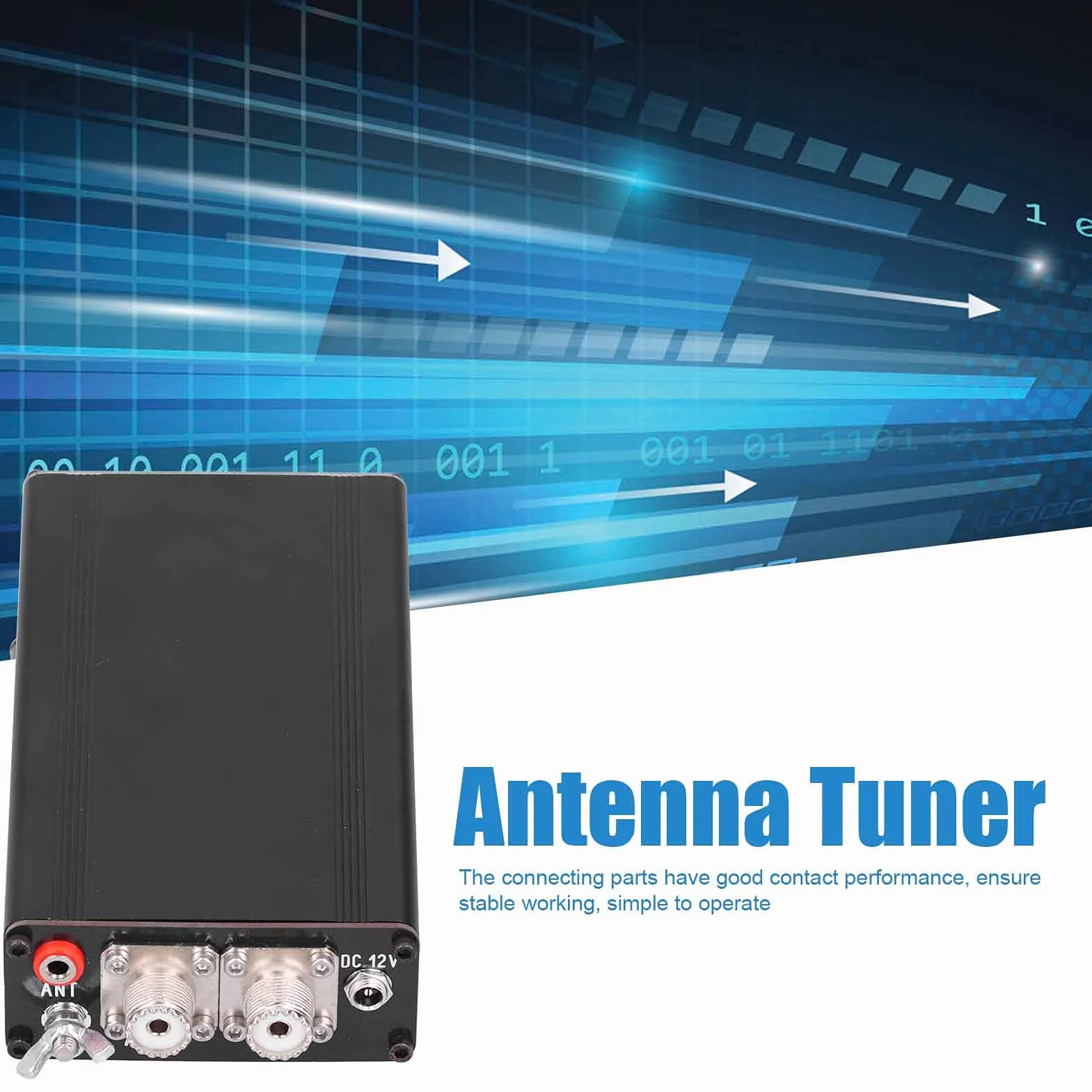 1Migliora La Tua Esperienza di Ascolto a Onde Corte con Il Nostro Sintonizzatore Per Antenna Universale da 150 W - Include 4 Induttori Ad Anello Magnetico T90‑2 Per Prestazioni Ottimali da 1,9 a 54 MH