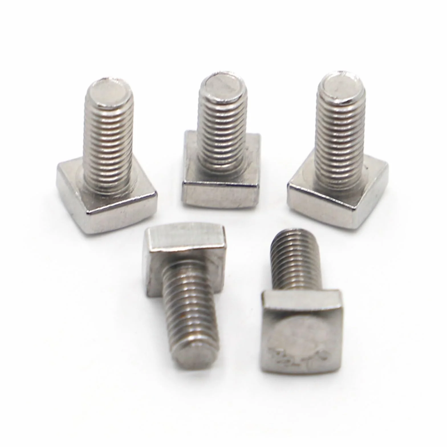 Bulloni in Acciaio Inox M5 M6 M8 Viti a Testa Quadrata 10 Pezzi