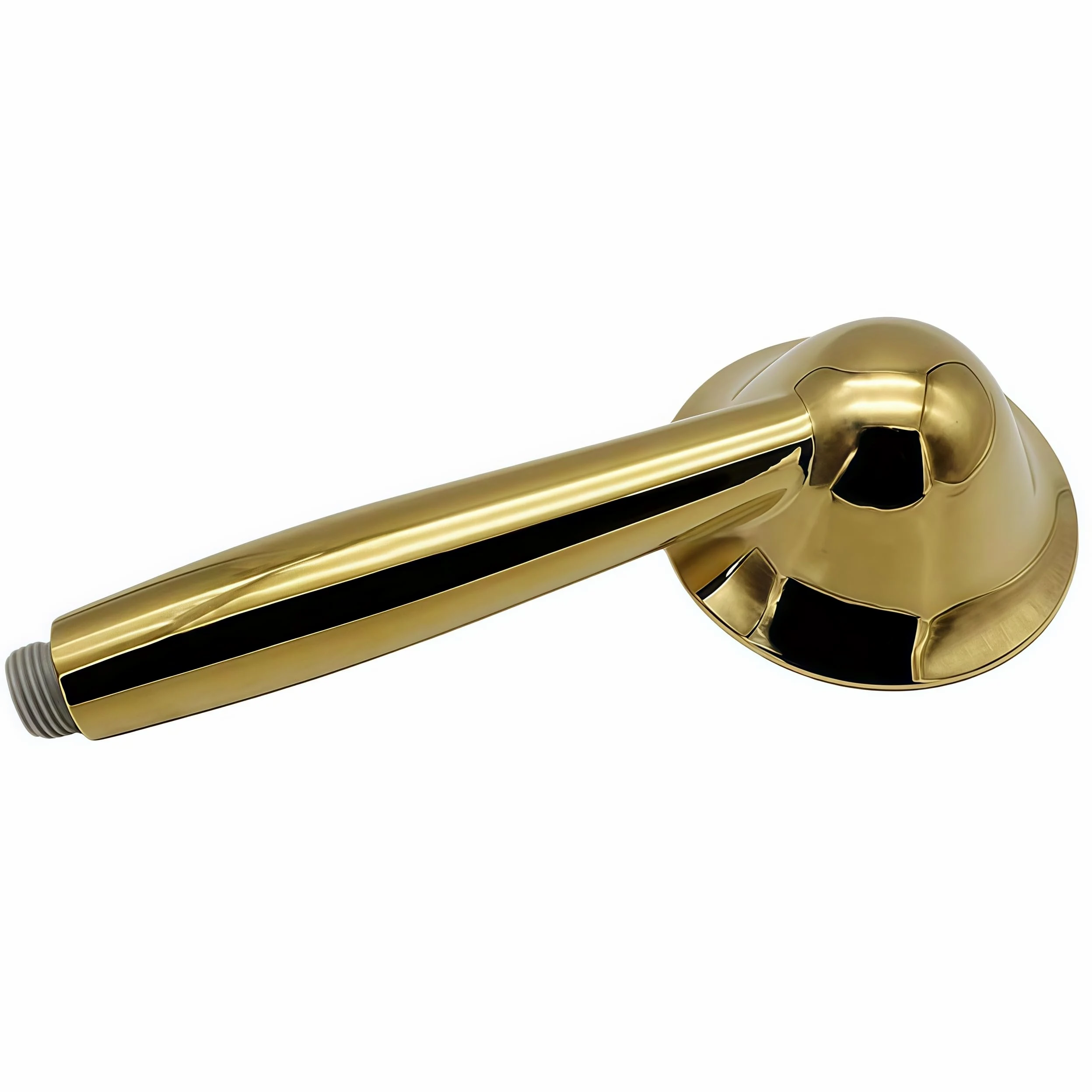 Palmare Docce soffione a mano con Doccetta in rame massiccio placcato in oro con tre funzioni Doccia di lusso Soffione per doccia a mano di lusso con supporto in oro e flessibile per doccia