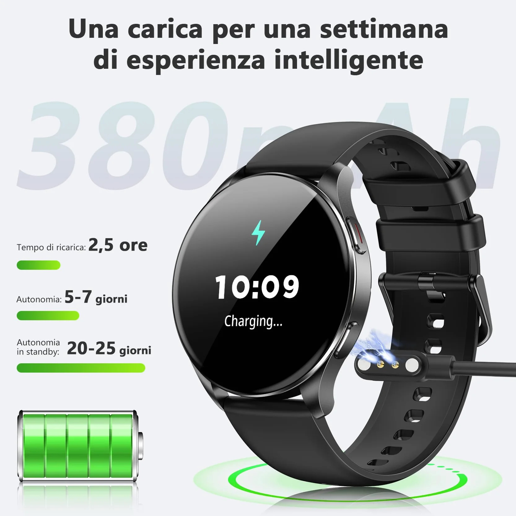 Blackview Smartwatch Uomo Donna, Effettua e Rispondi alle Chiamate, Orologio Smartwatch Fitness con 1.43' HD AMOLED/112+ Sportive/SpO2/Monitoraggio del Sonno/Cardiofrequenzimetro per Android IOS