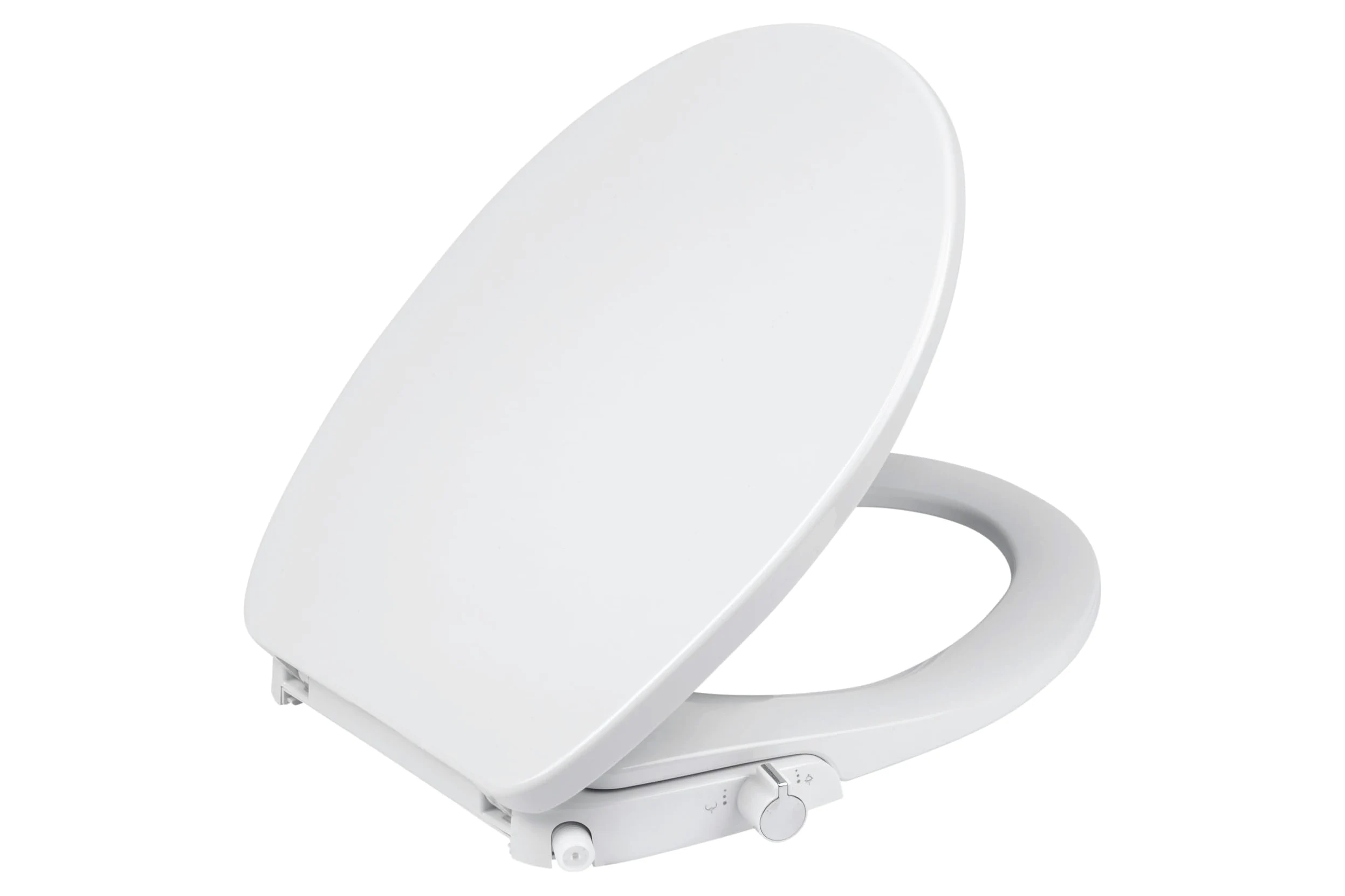 Cornat Sedile WC doccia – con funzione bidet senza alimentazione – termoplastica – Quick up & Clean – Soft Close – Bianco