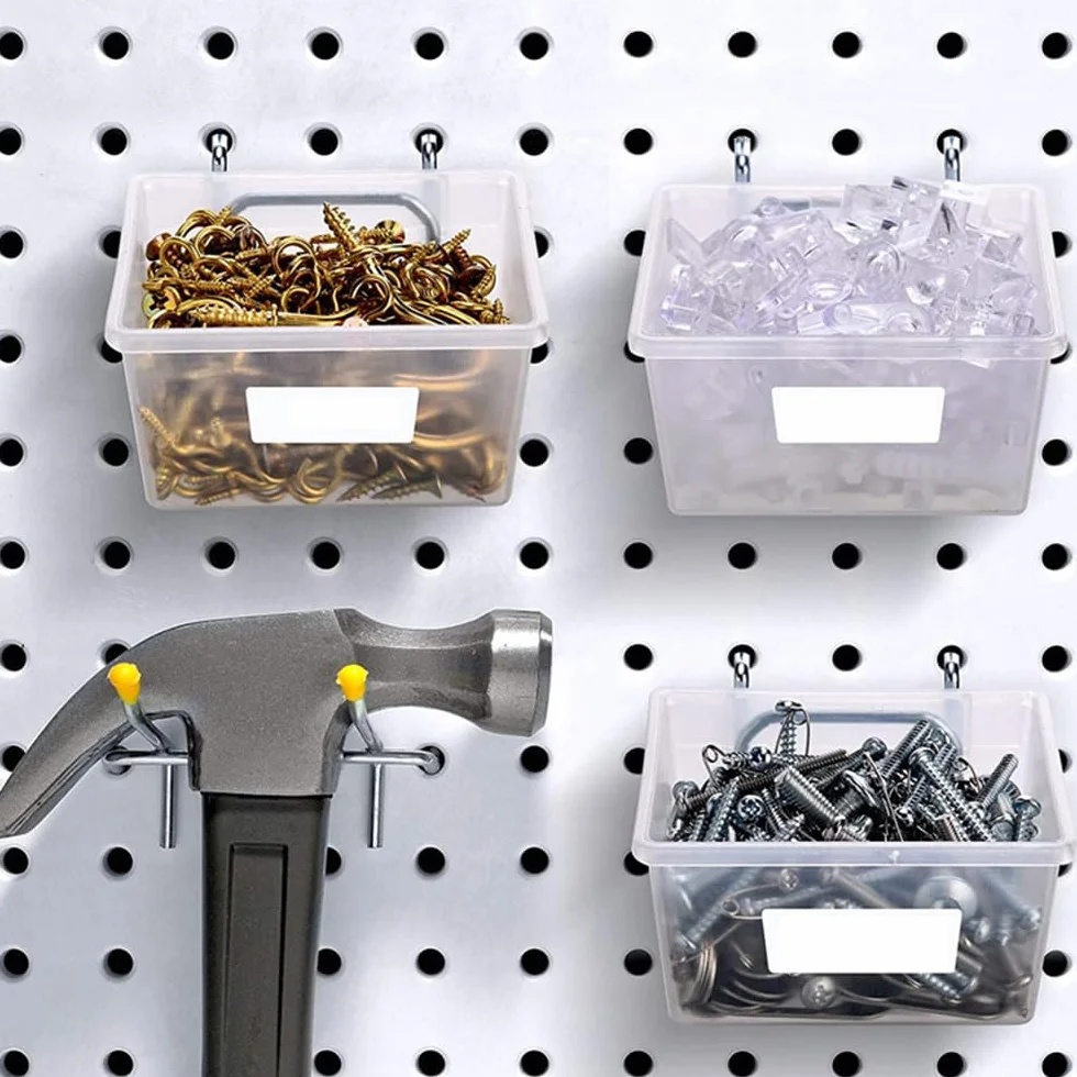 Ganci per pannello forato in metallo 5 cm accessori per garage officina