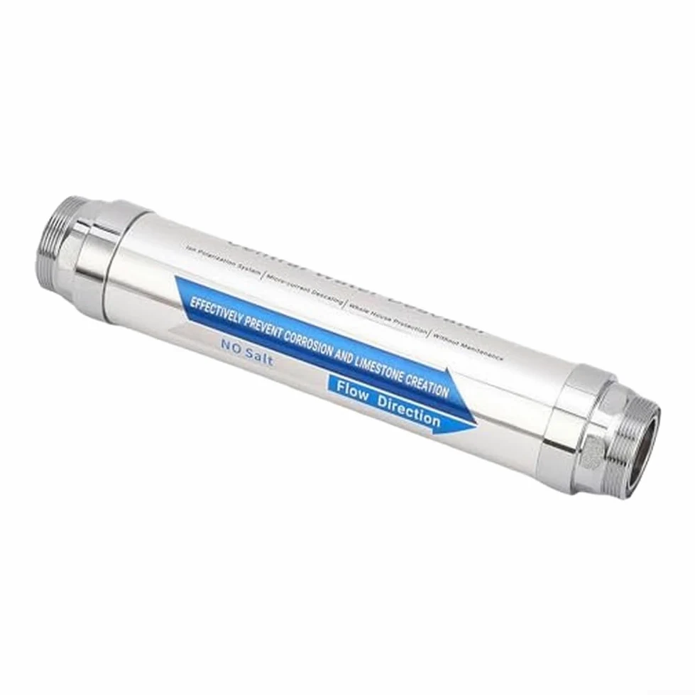 Filtro Acqua per dura Acciaio DN20 Anti-Calcare Filtro Acqua(DN25) | Riduce calcare, protegge per tubi, acciaio , DN15, installazione domestica facile