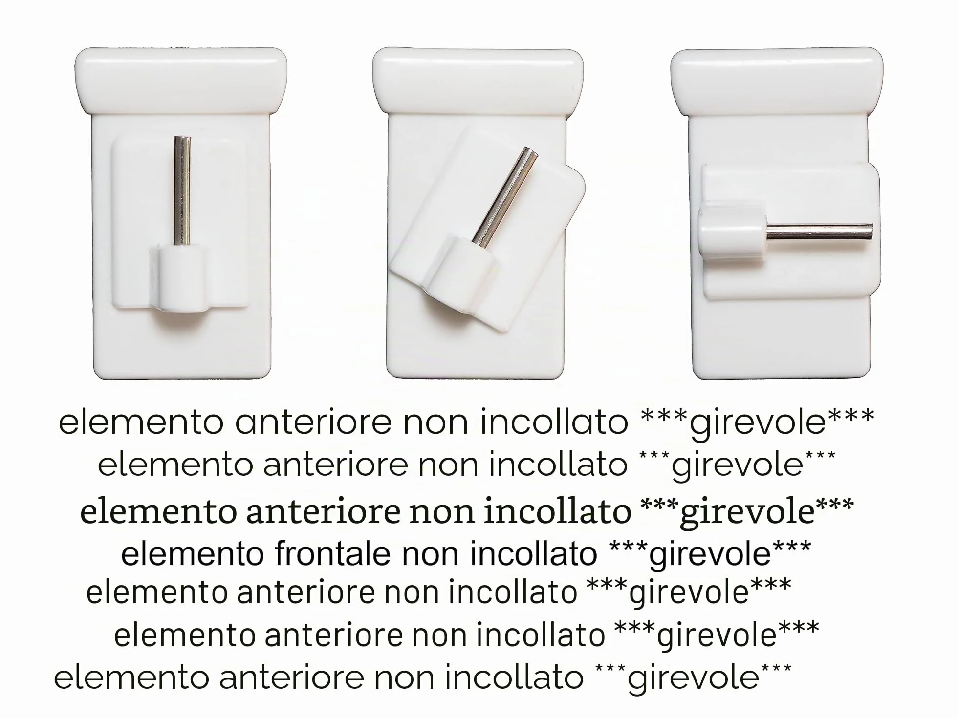 Ganci per finestre decorativi dekondo 10-27 mm universale