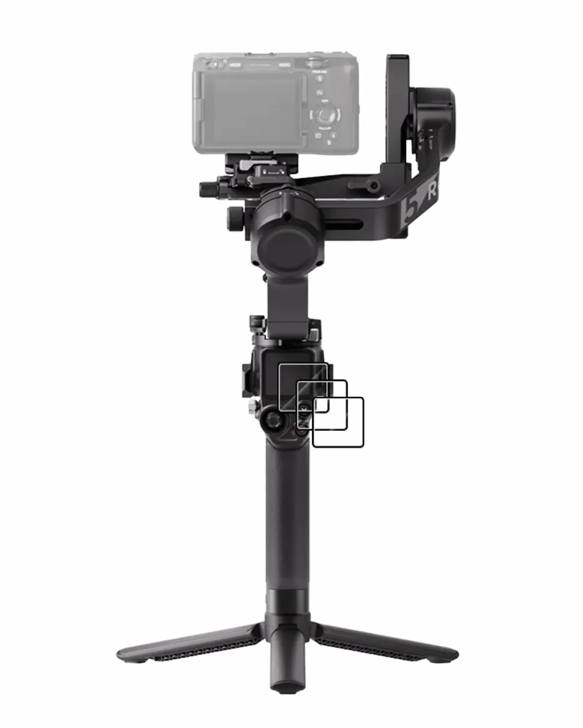 3 pellicole protettive per DJI RS5, 9H, in vetro temperato compatibile con DJI RS5, resistente, antigraffio, senza impronte digitali