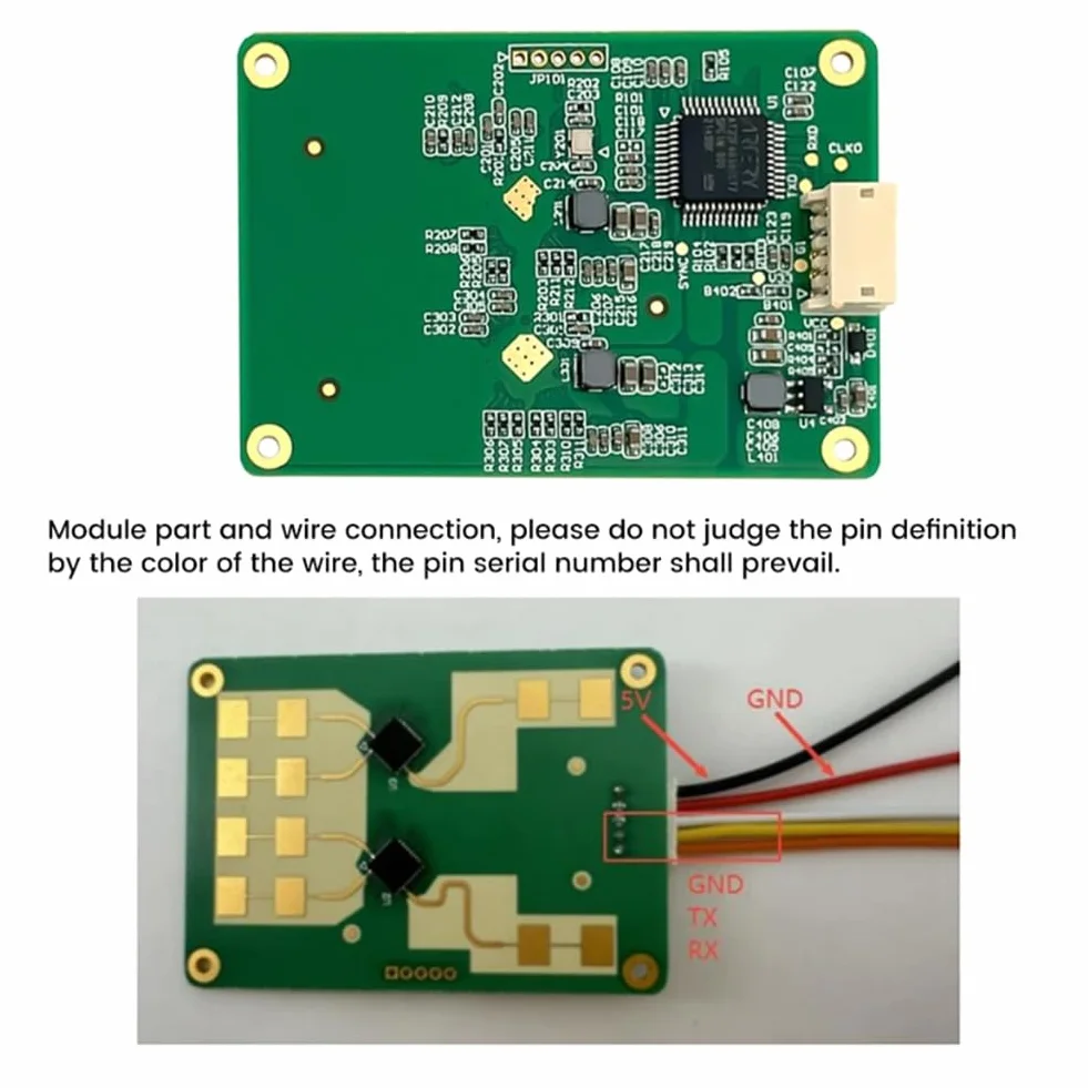 LD2461 Radar 24G millimetrica ad alte prestazioni percezione umana distanza tracciamento radar modulo FMCW 250 MHz induzione