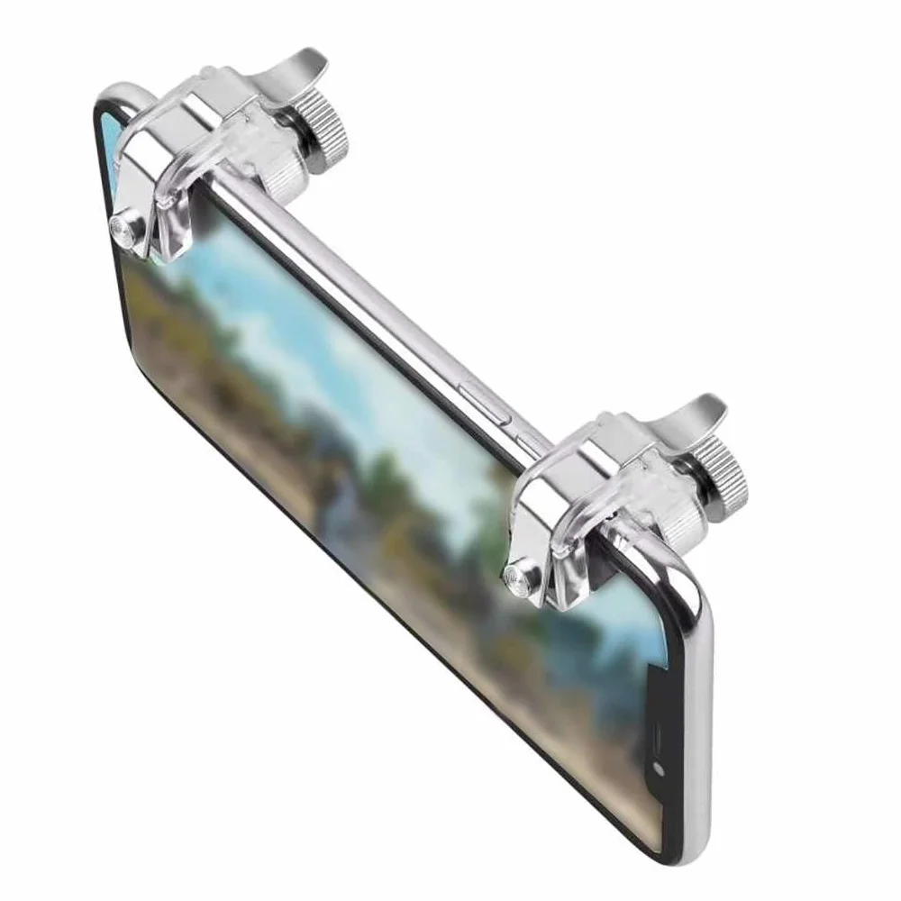 Morza 1 Paio Cellulare Joystick Gioco Fuoco Scopo Sostituzione Pulsante Trigger R11 Shooter Chiave del Metallo Gamepad per PUBG