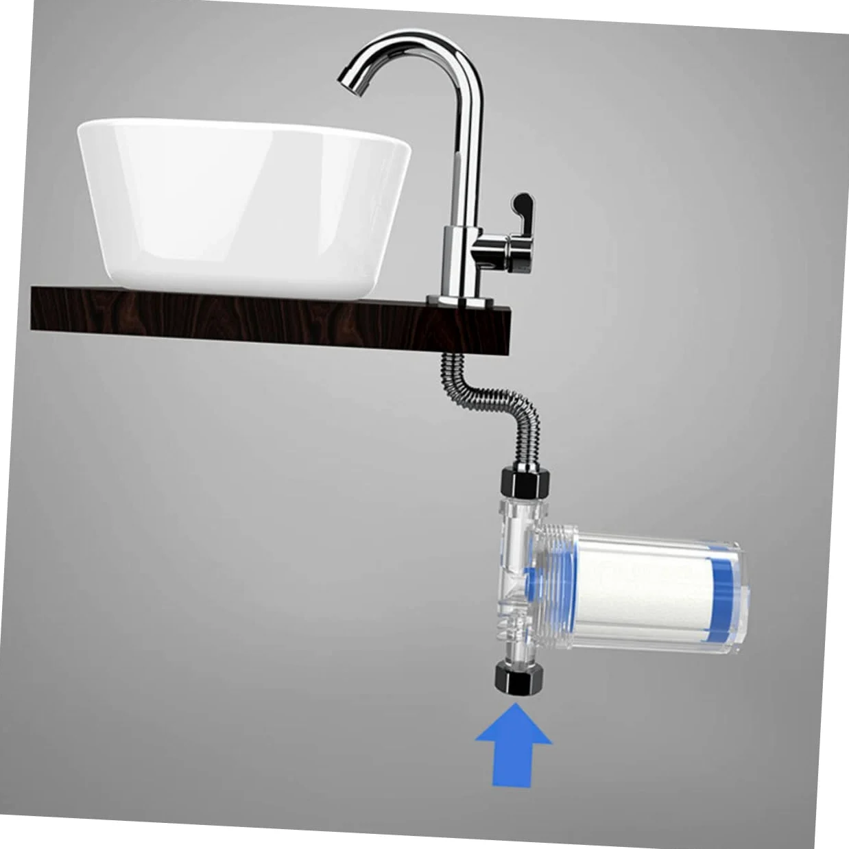 SHINEOFI 2 Pezzi Filtro In Depuratore D'acqua Filtri Doccia Addolcente Macchina Per La Depurazione Dell'acqua Strumento Di Purificazione Dell'acqua Blue Abs