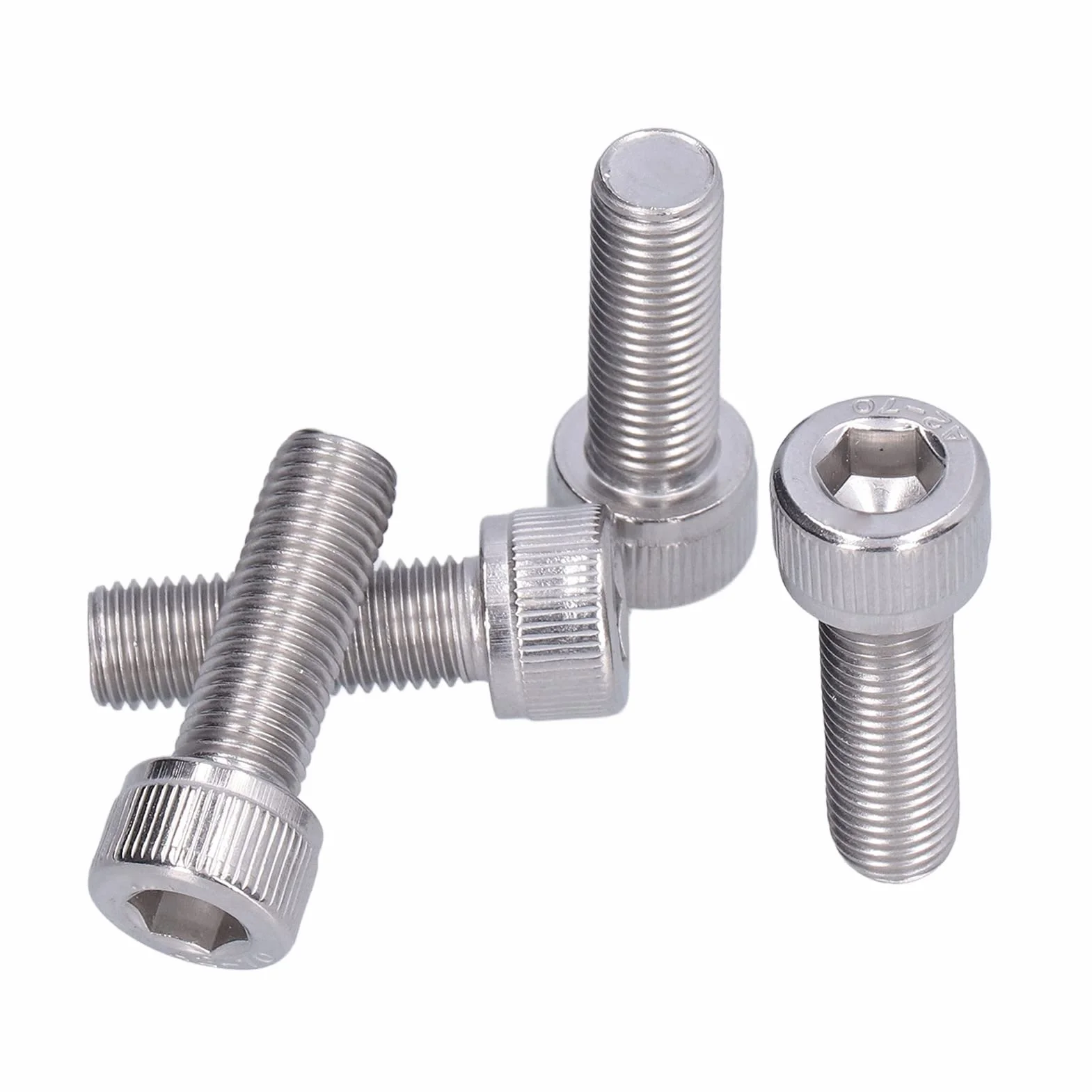 Bullone Esagonale M10x1.25 Acciaio Inossidabile A2 Vite a Passo Fine 4 Pezzi