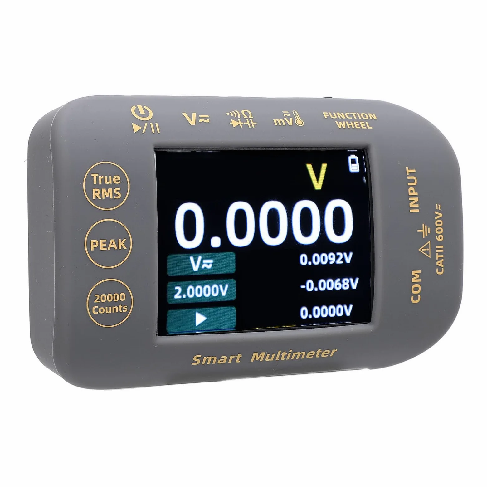Fafeicy Multimetro Digitale Fotovoltaico, 20.000 Conteggi, Ricaricabile, Vero Valore Efficace, per Test Fotovoltaici e Misurazioni Elettriche