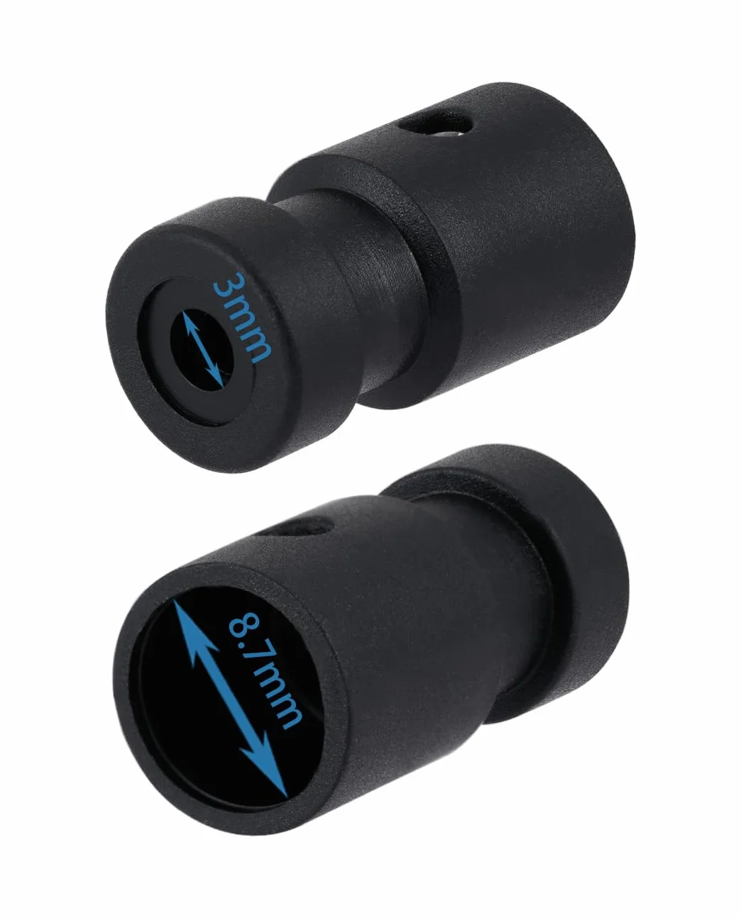 Vecys 3 Pezzi Connettore DIN Autoradio Maschio FM AM Antenna Universale per Auto Spina DIN Connettore in Rame per Cavo Coassiale di Estensione RG174